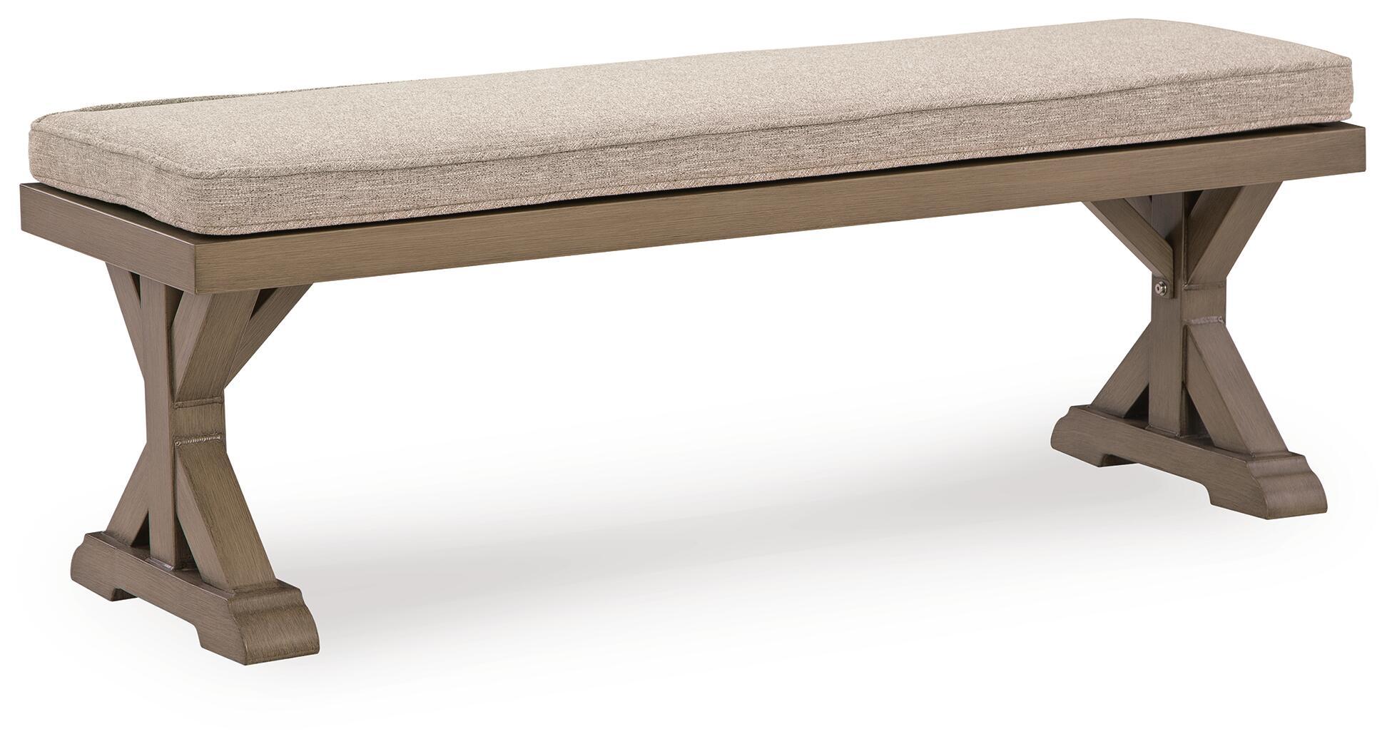 Laguna Heights – Bench With Cushion – Beige