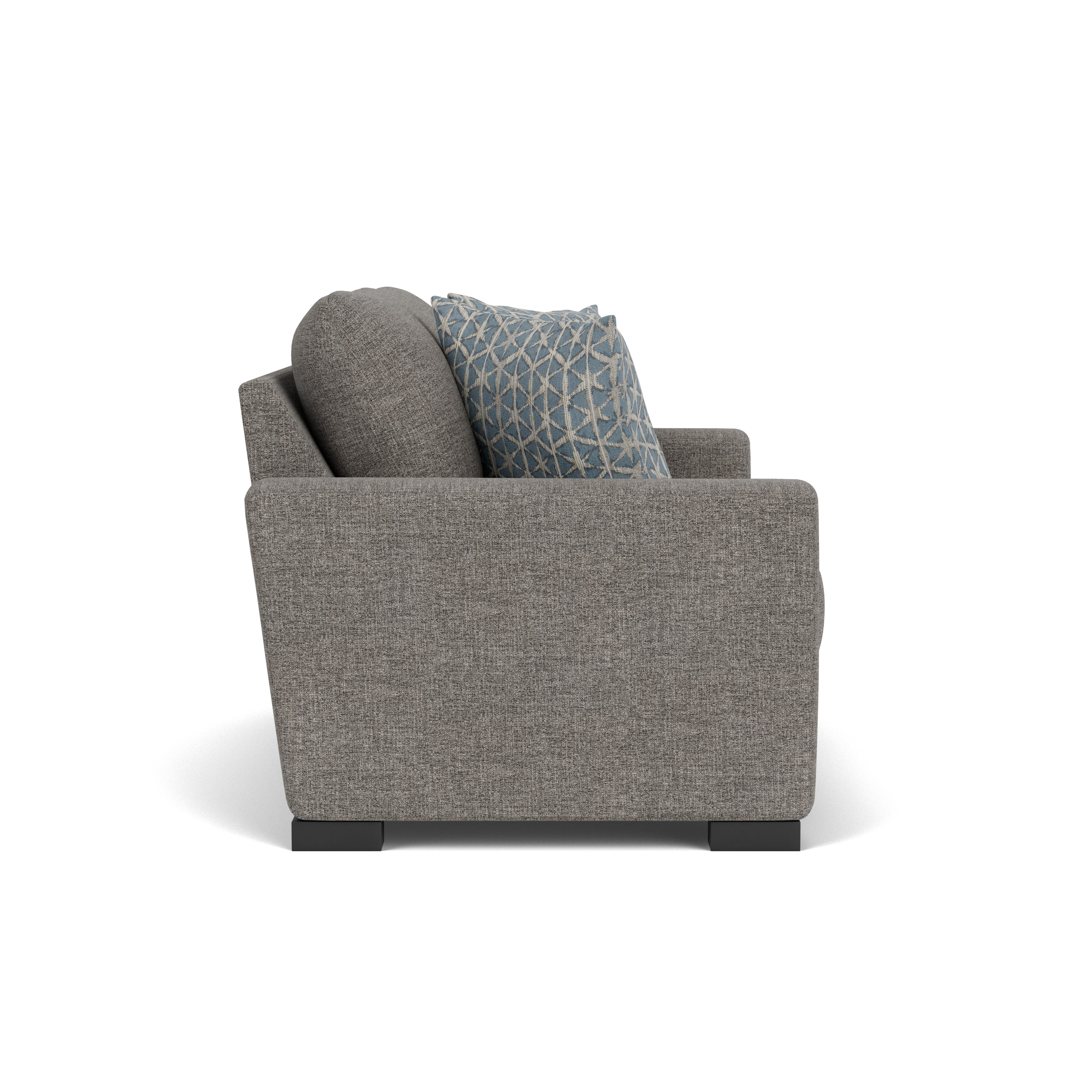 Oliver - Fabric Loveseat, gray, view 8