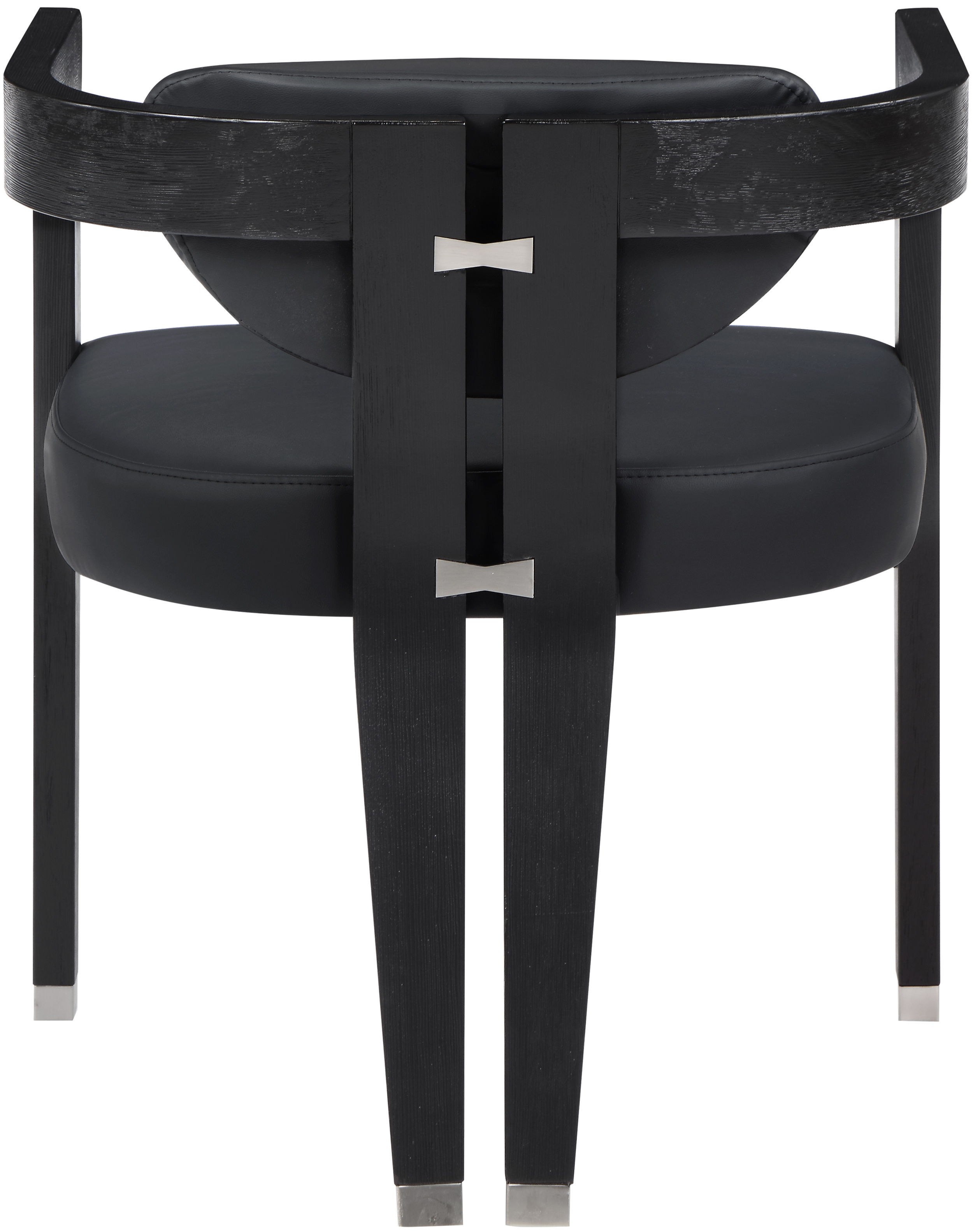 Carlyle - Faux Leather Dining Chair - Black