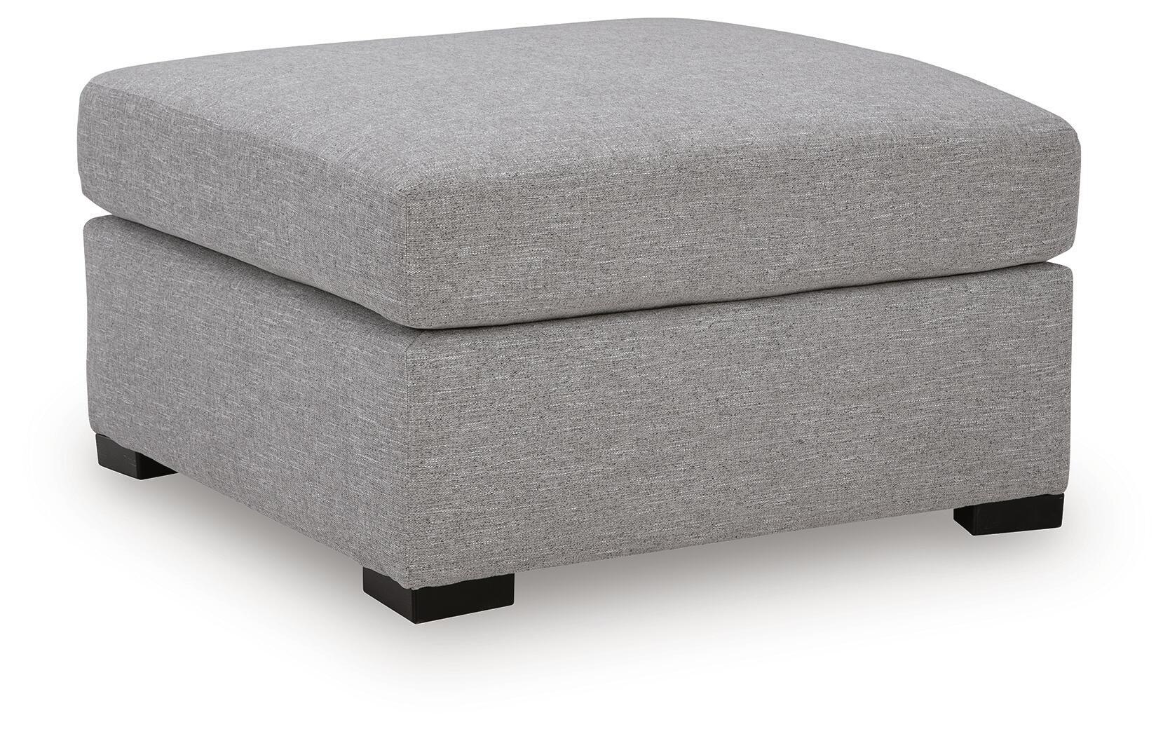 UrbanCrest – Oversized Accent Ottoman – Pewter