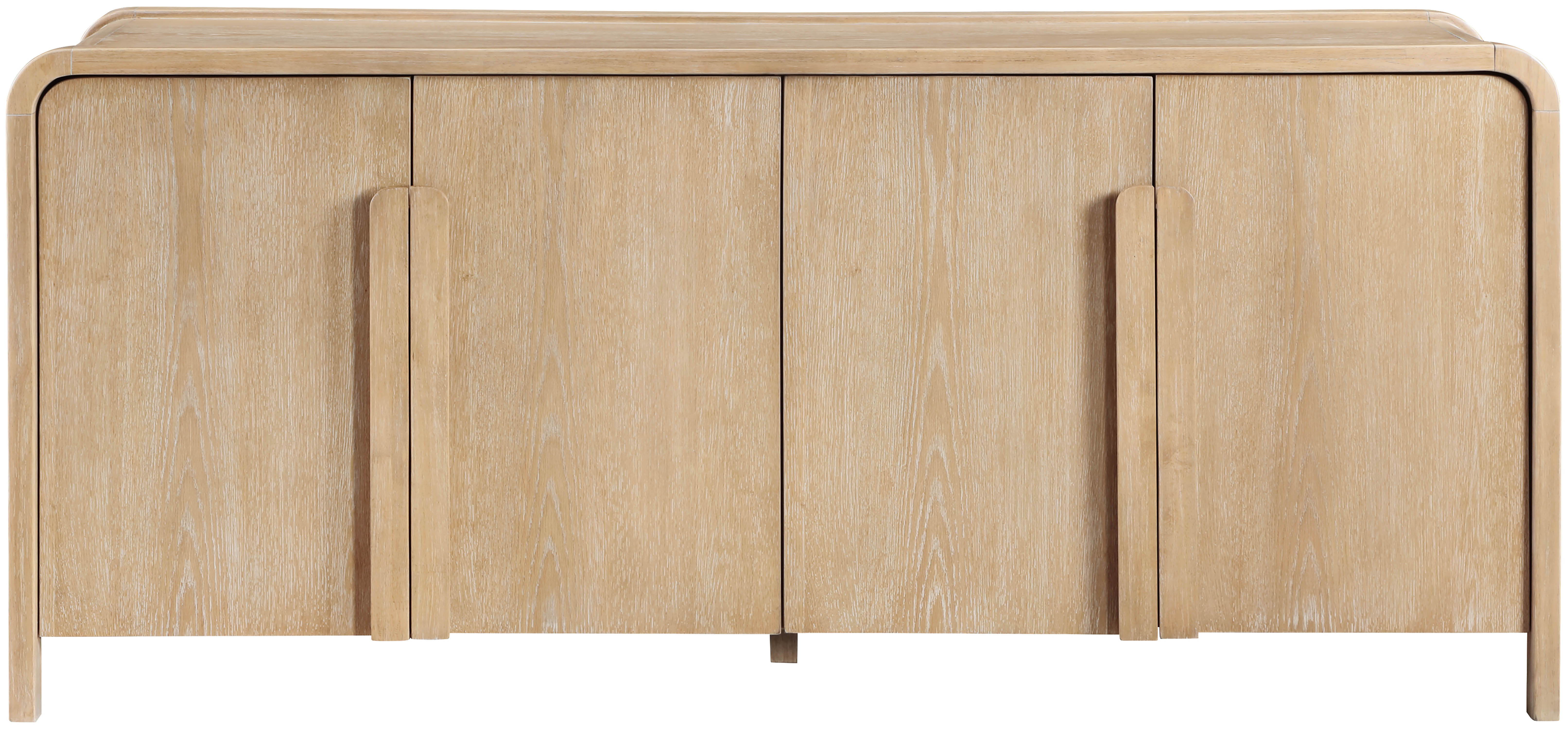 Harmony - Oak Veneer And Solid Wood Sideboard/Buffet - Natural
