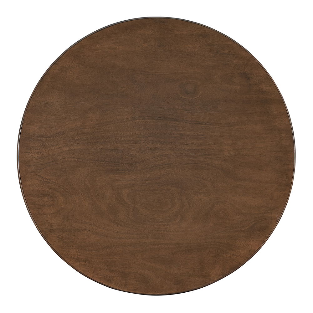 Keiki - Round Dining Table - Walnut, dark brown, view 7