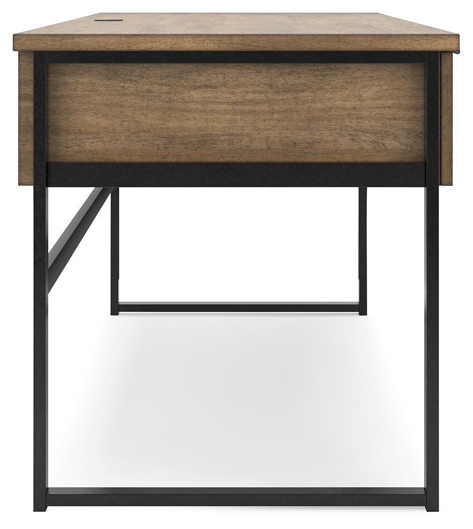 Ashley Furniture Montia - Home Office Desk - Light Brown - Image 8