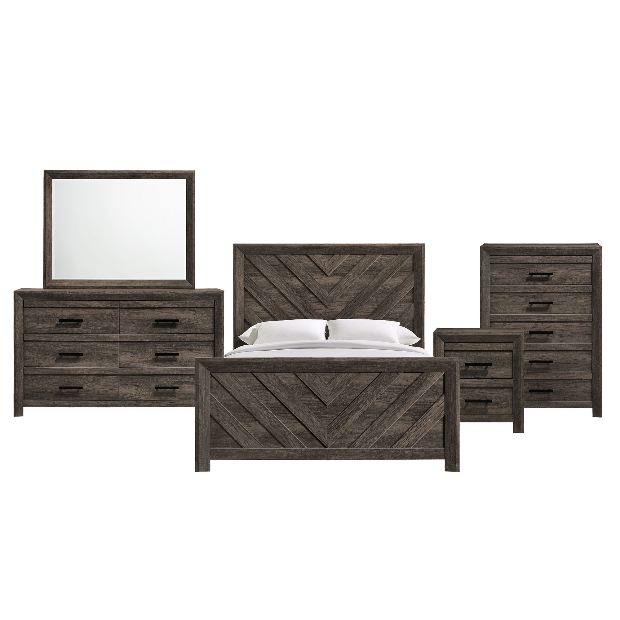 Full · 5 Pc · Bedroom Set