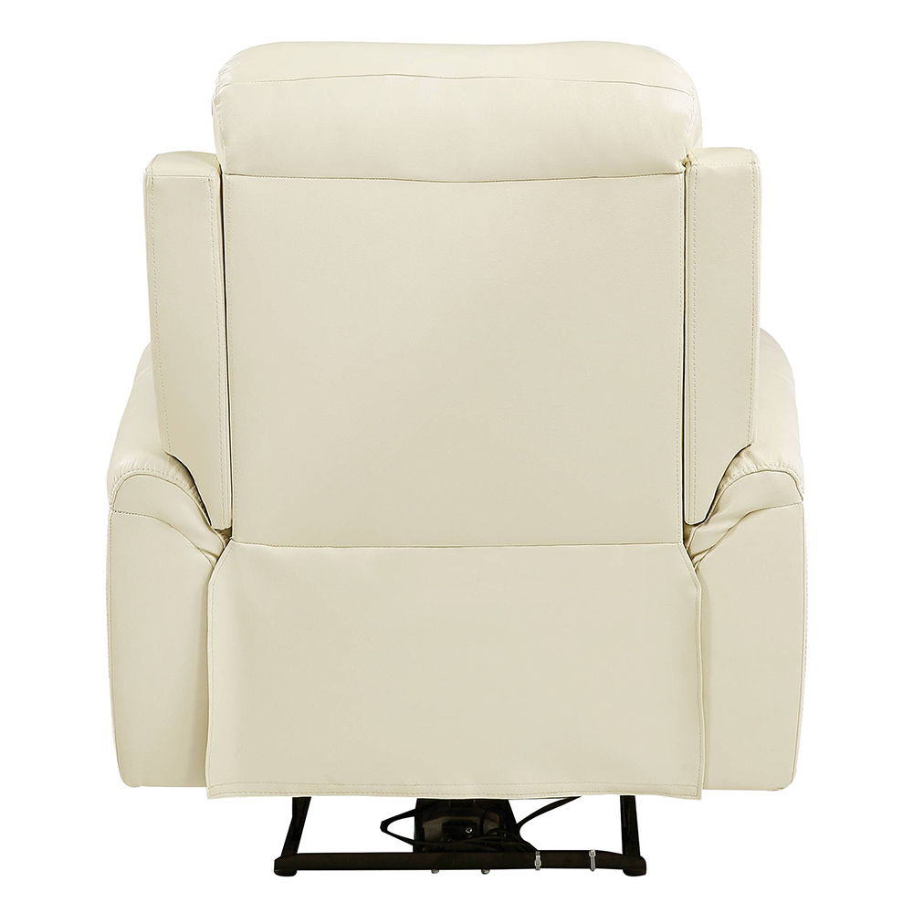 Ava - Power Motion Recliner - Beige Top Grain Leather Match, beige, view 4