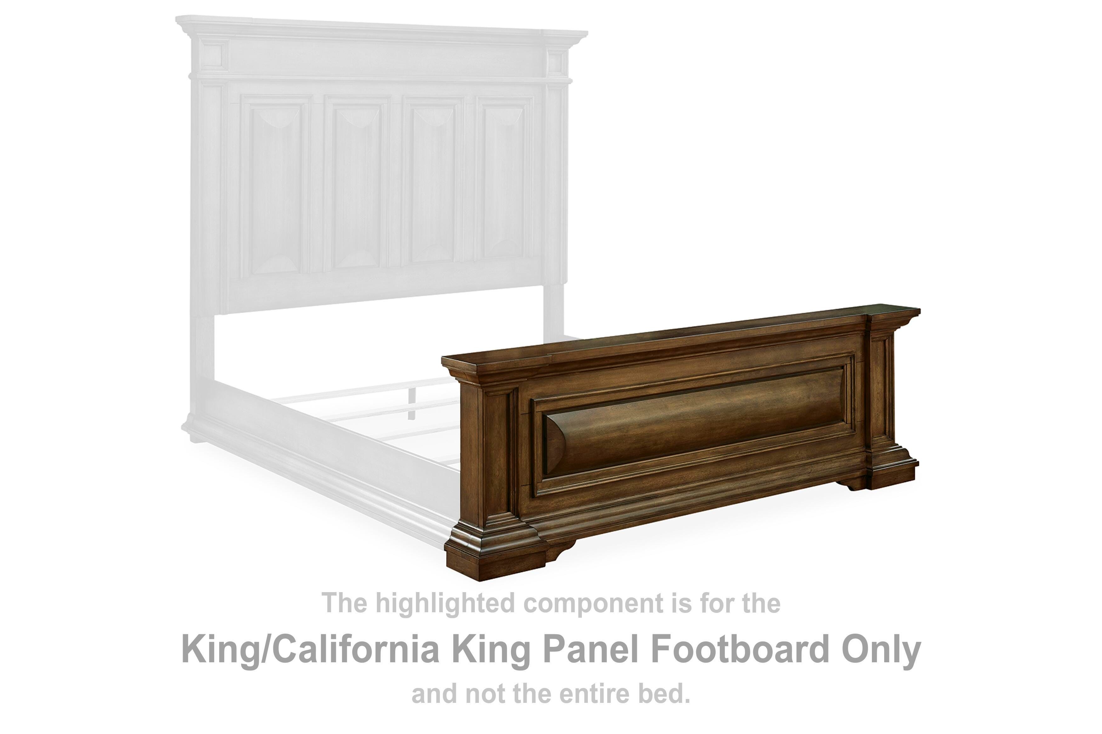 Frantanna – King/California King Panel Footboard – Brown
