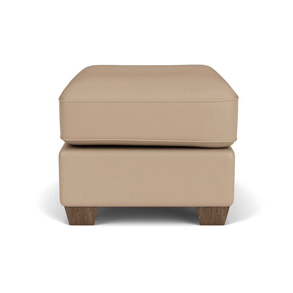 Thornton - Leather Ottoman, dark brown, view 7