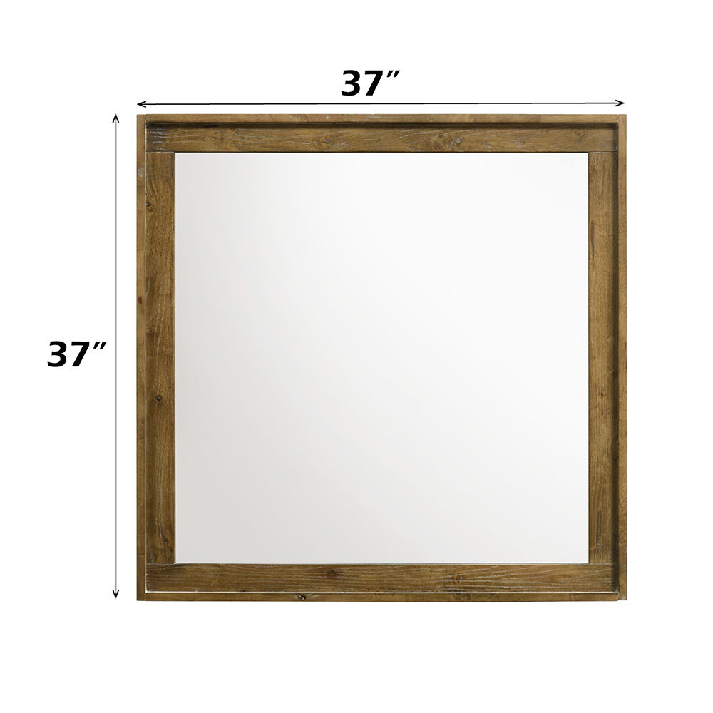 Garcia - Mirror - Light Brown, light brown, view 3