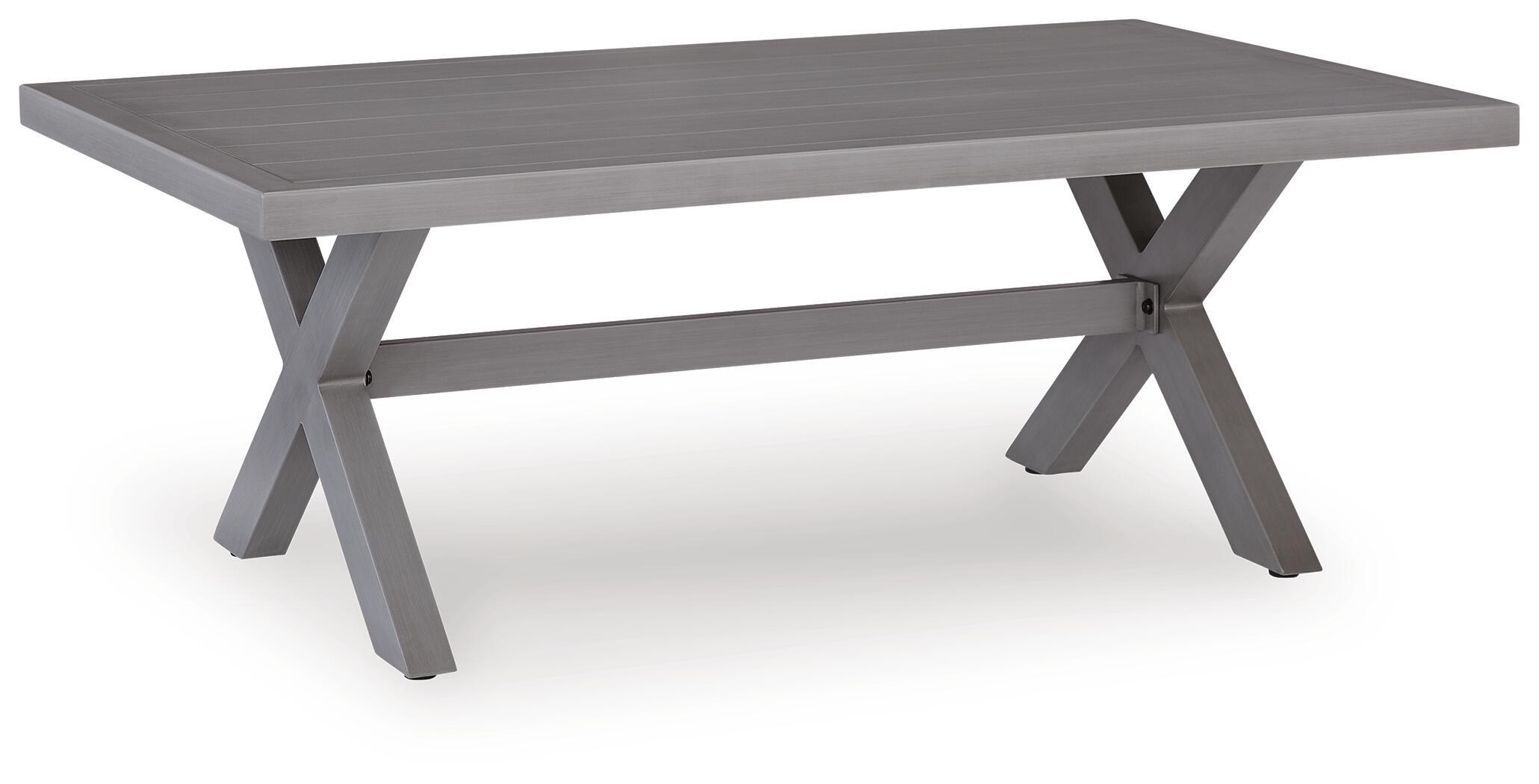 Half Moon Beach – Rectangular Cocktail Table – Gray