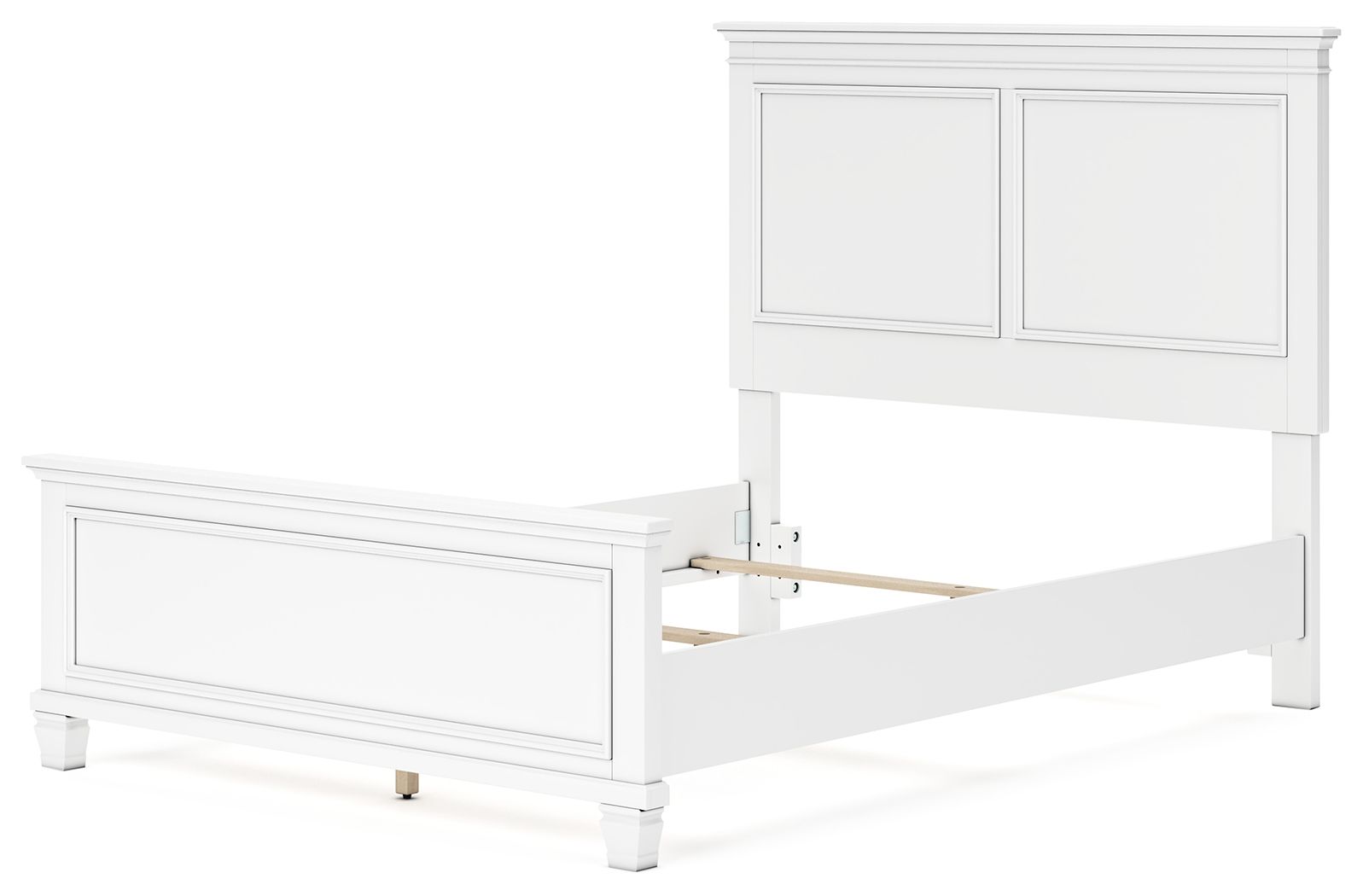 Fortman - Full Panel Bed - White