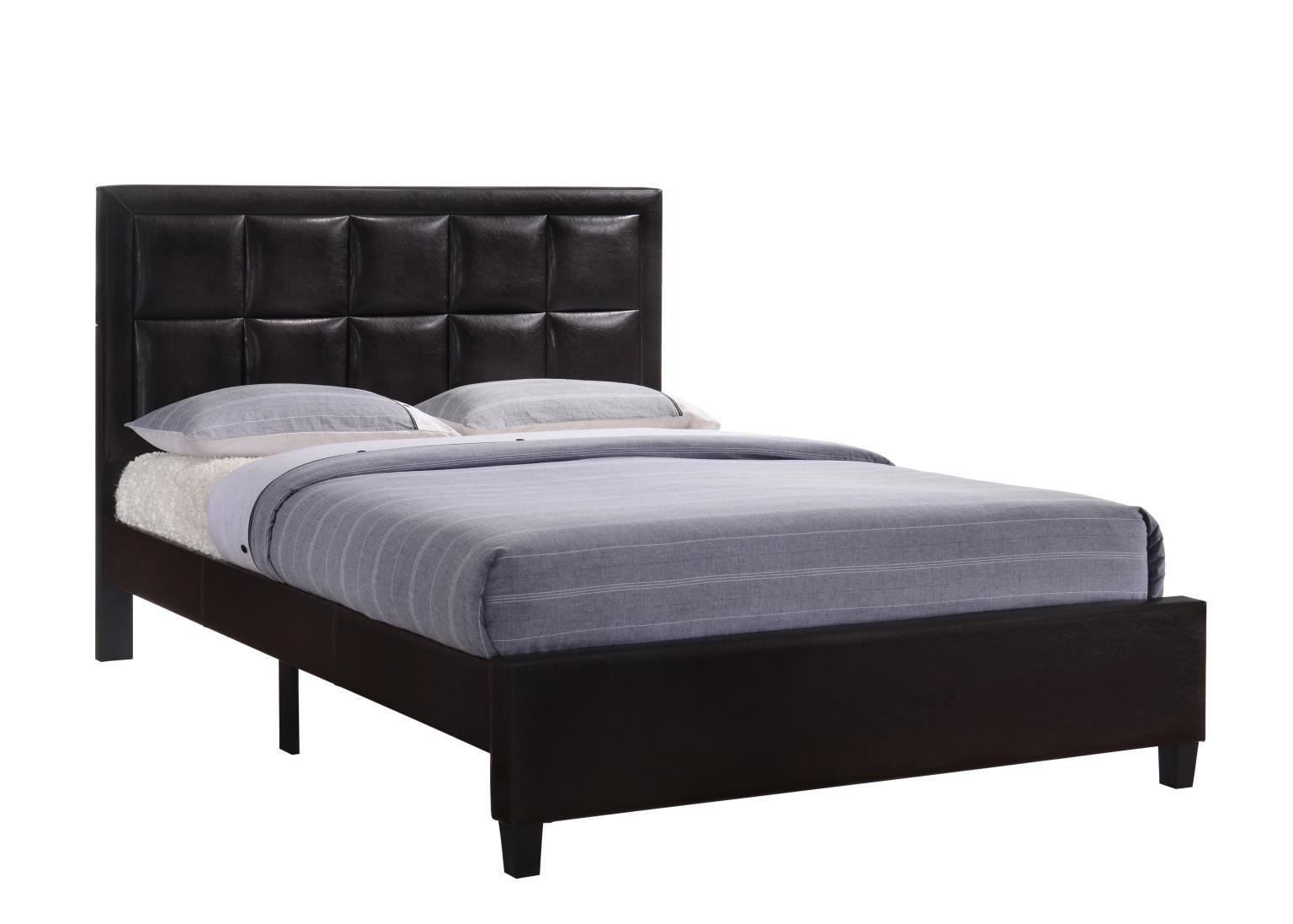 B510 - 3 Piece Bedroom Set (Full Bed - Dresser, Mirror) - Walnut
