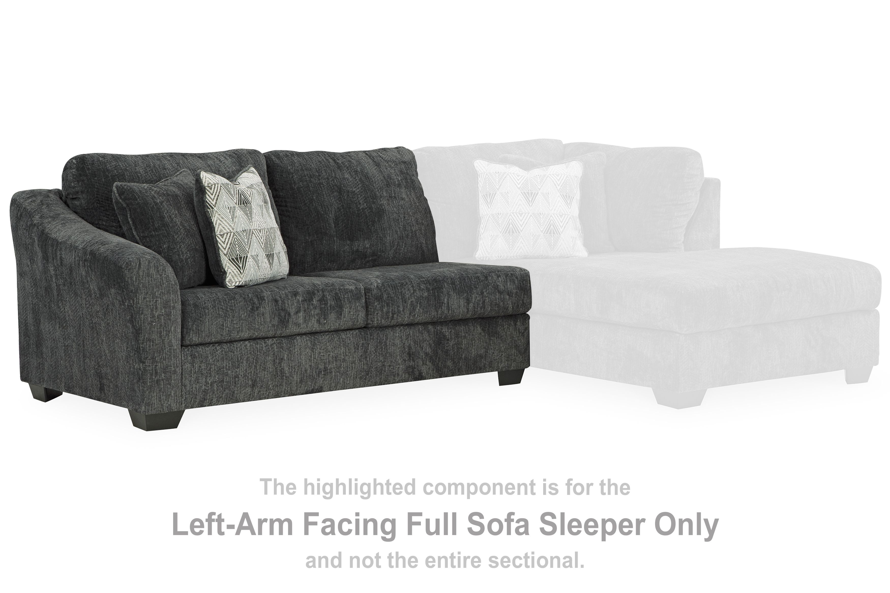 Biddeford - Laf Full Sofa Sleeper - Shadow