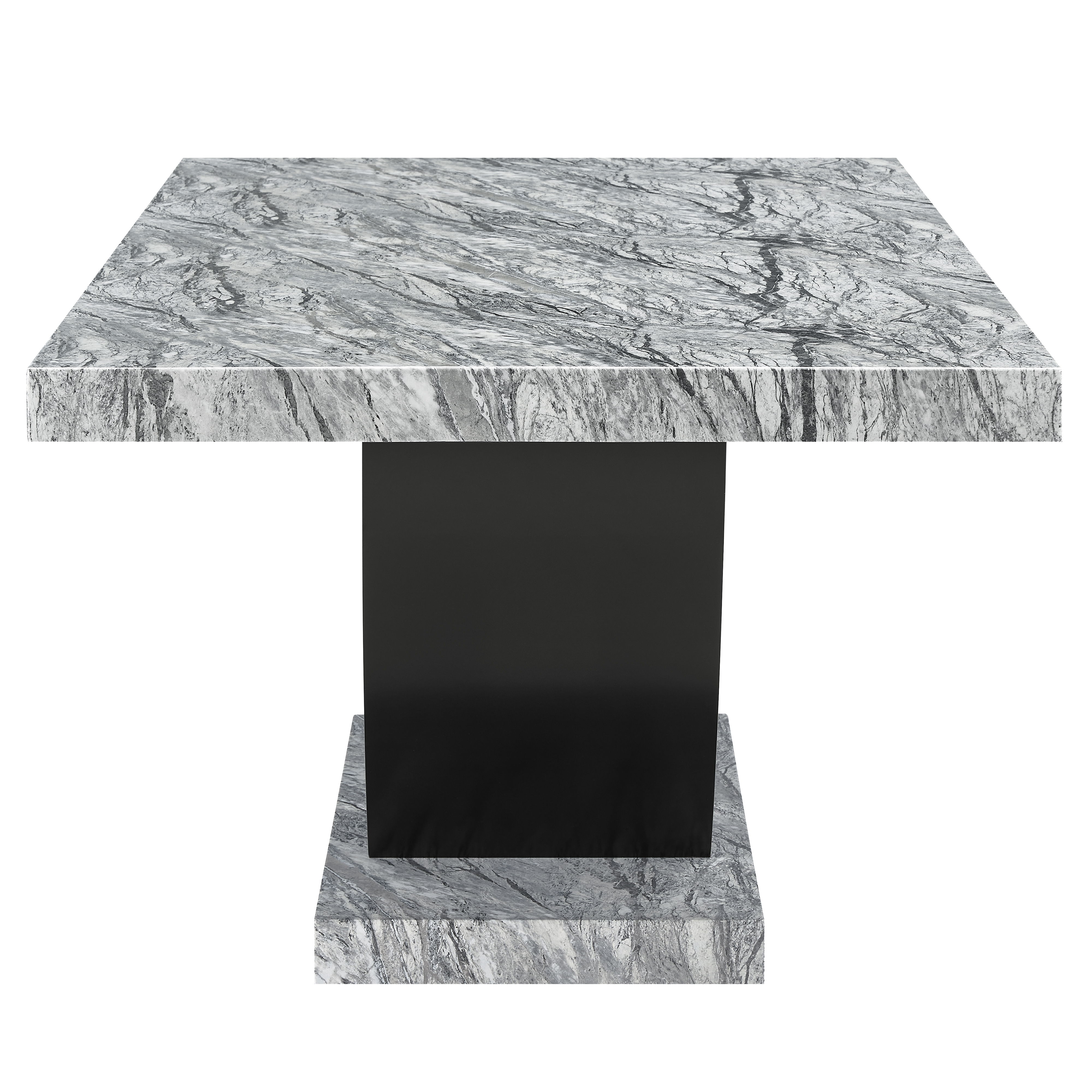 Lyra - Dining Table Top & Base - Gray