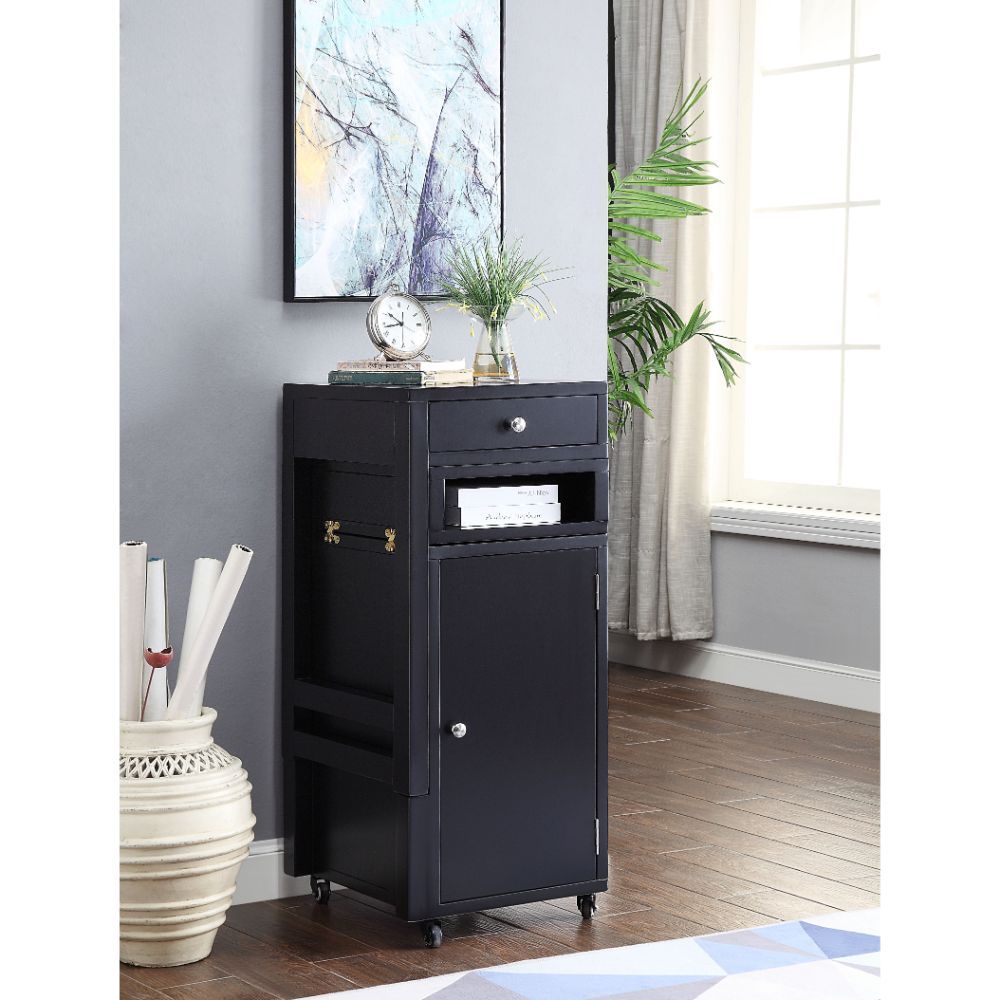 Kaniel - Desk Convertible - Black, black, view 2