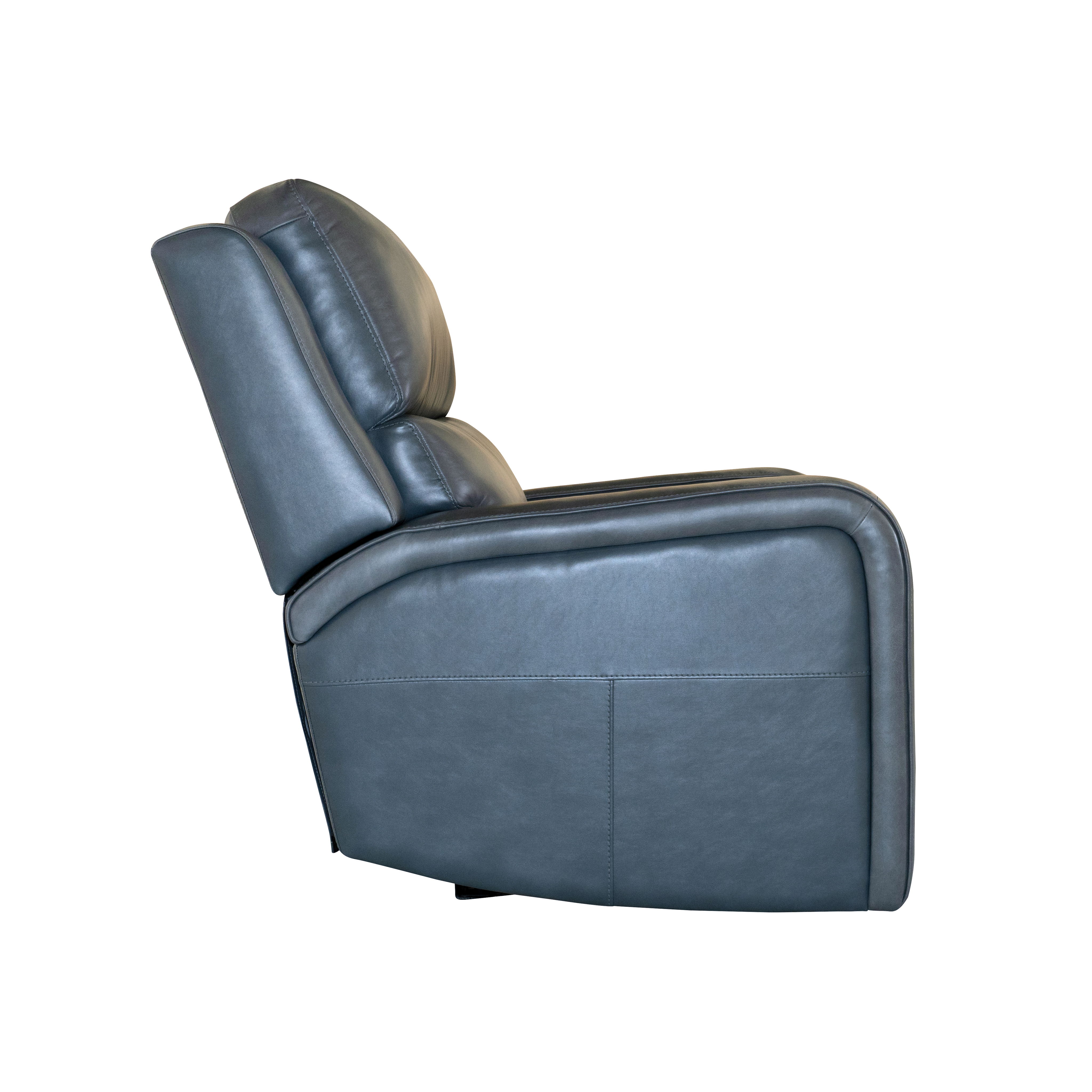 Oasis - Power Recliner With Power Headrest, Lumbar, Heat & Massage - Storm, blue, view 5
