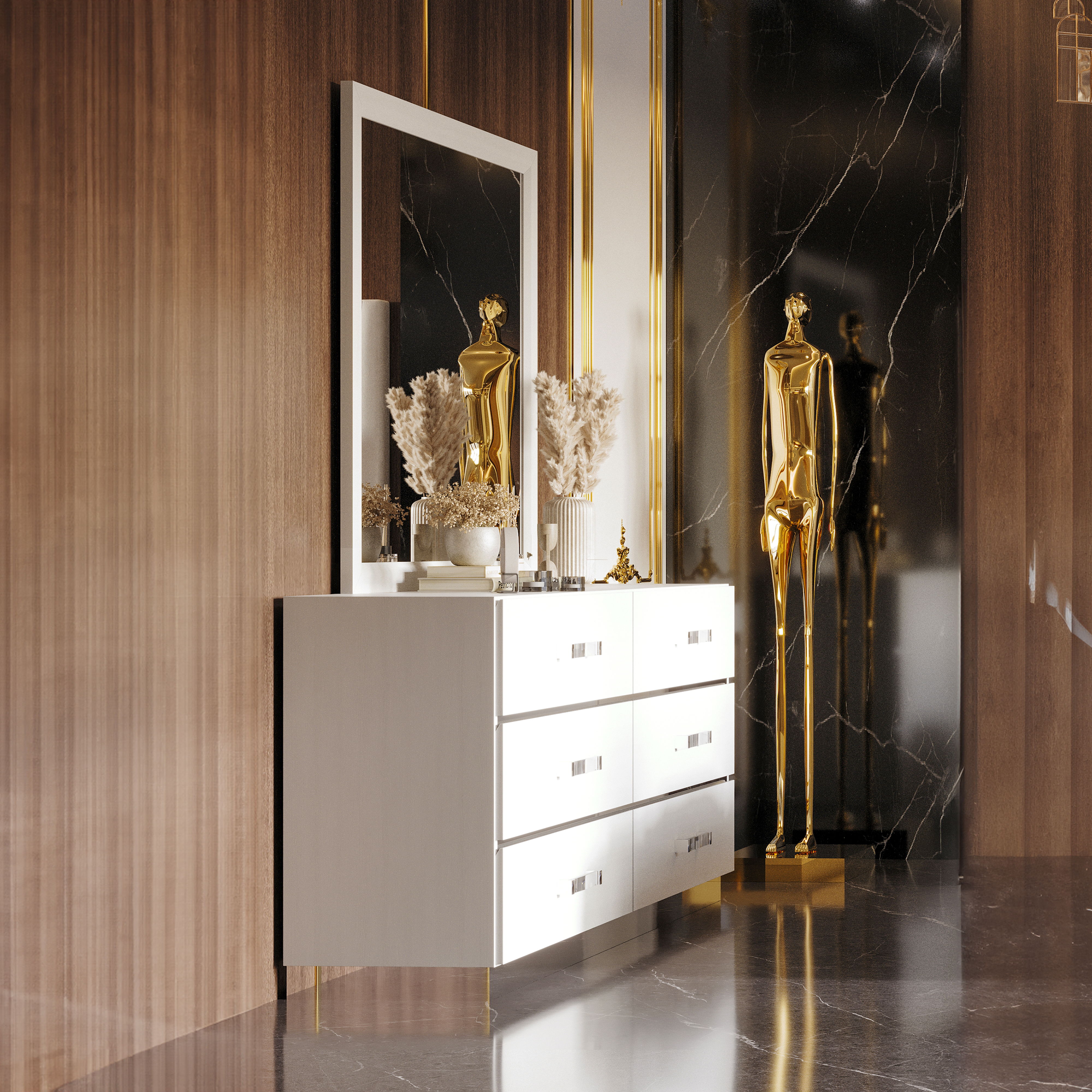Dresser & Mirror