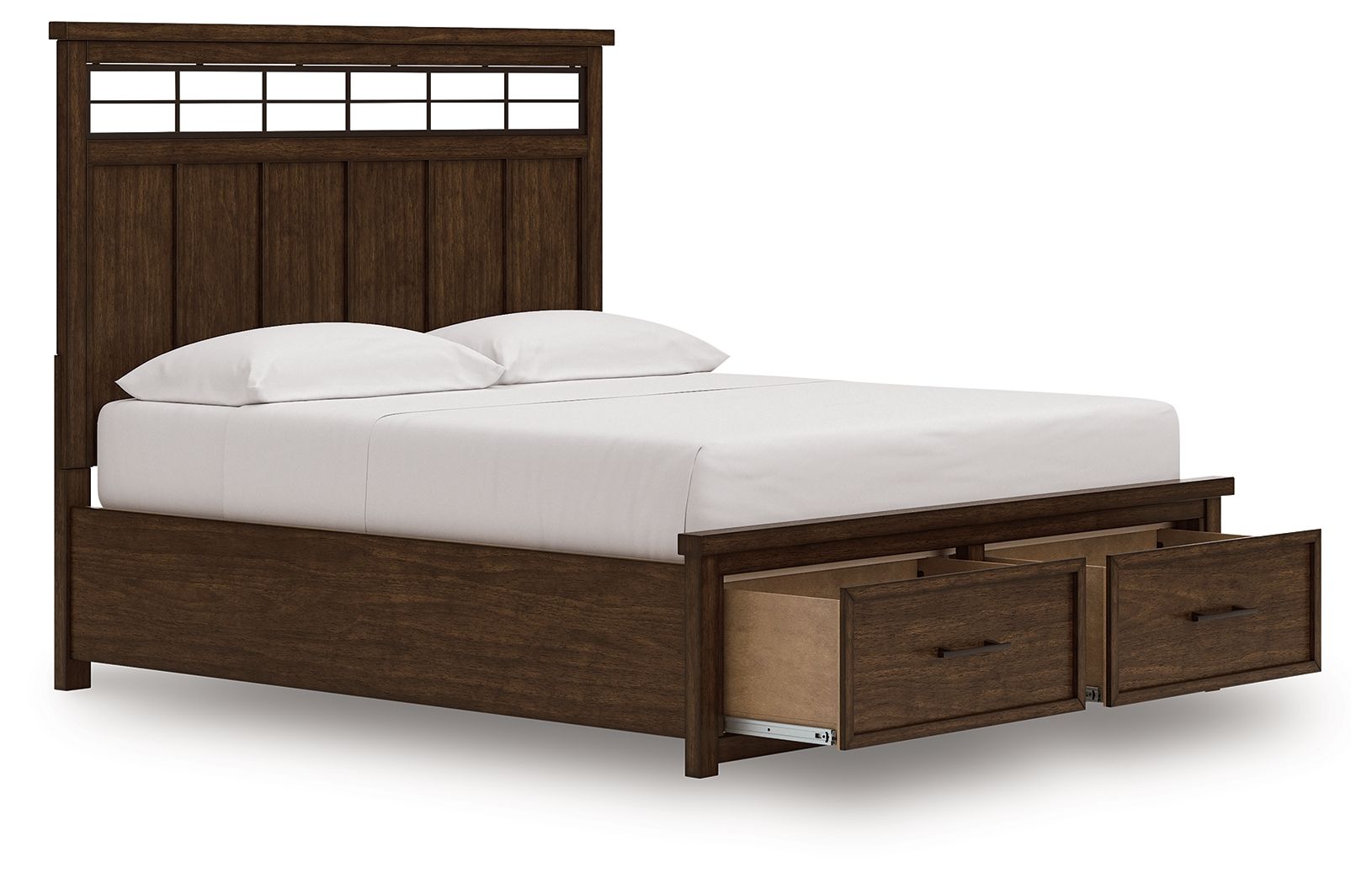 Taffenbrook - California King Panel Storage Bed - Medium Brown