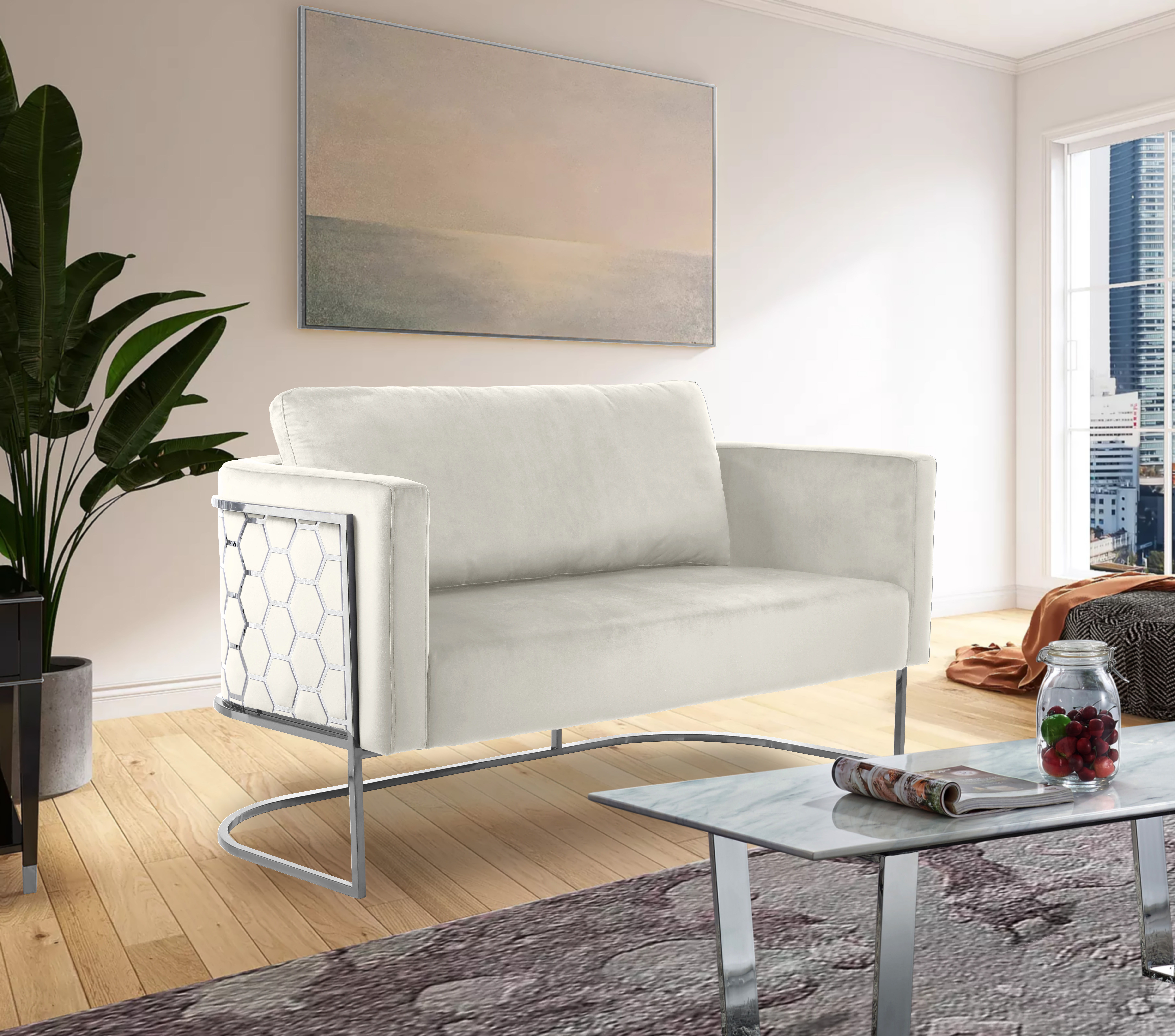 Casa - Loveseat - Cream