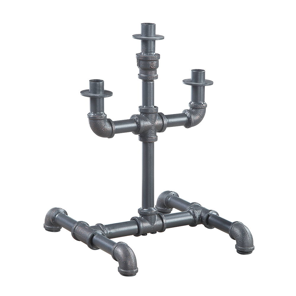 Brantley - Candle Holder - Sandy Gray, dark gray, view 2