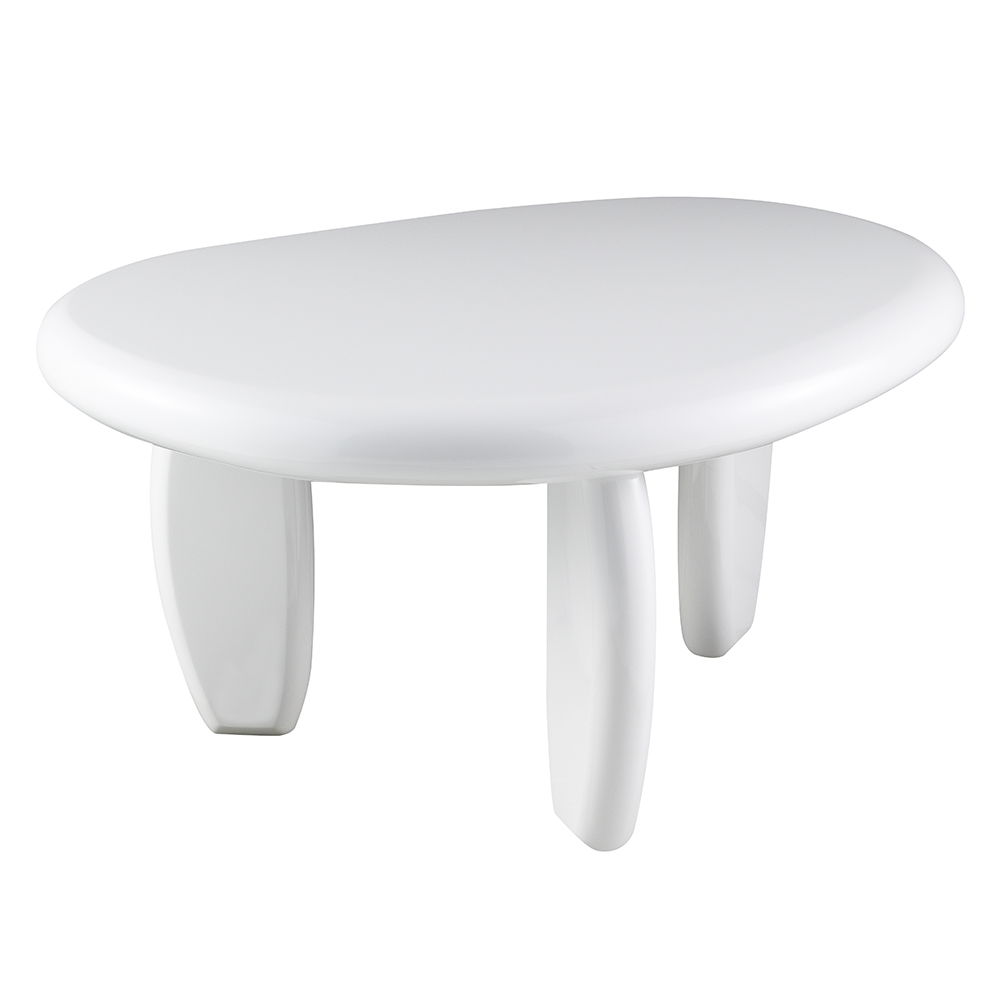 Wylie - End Table - White High Gloss, white, view 2