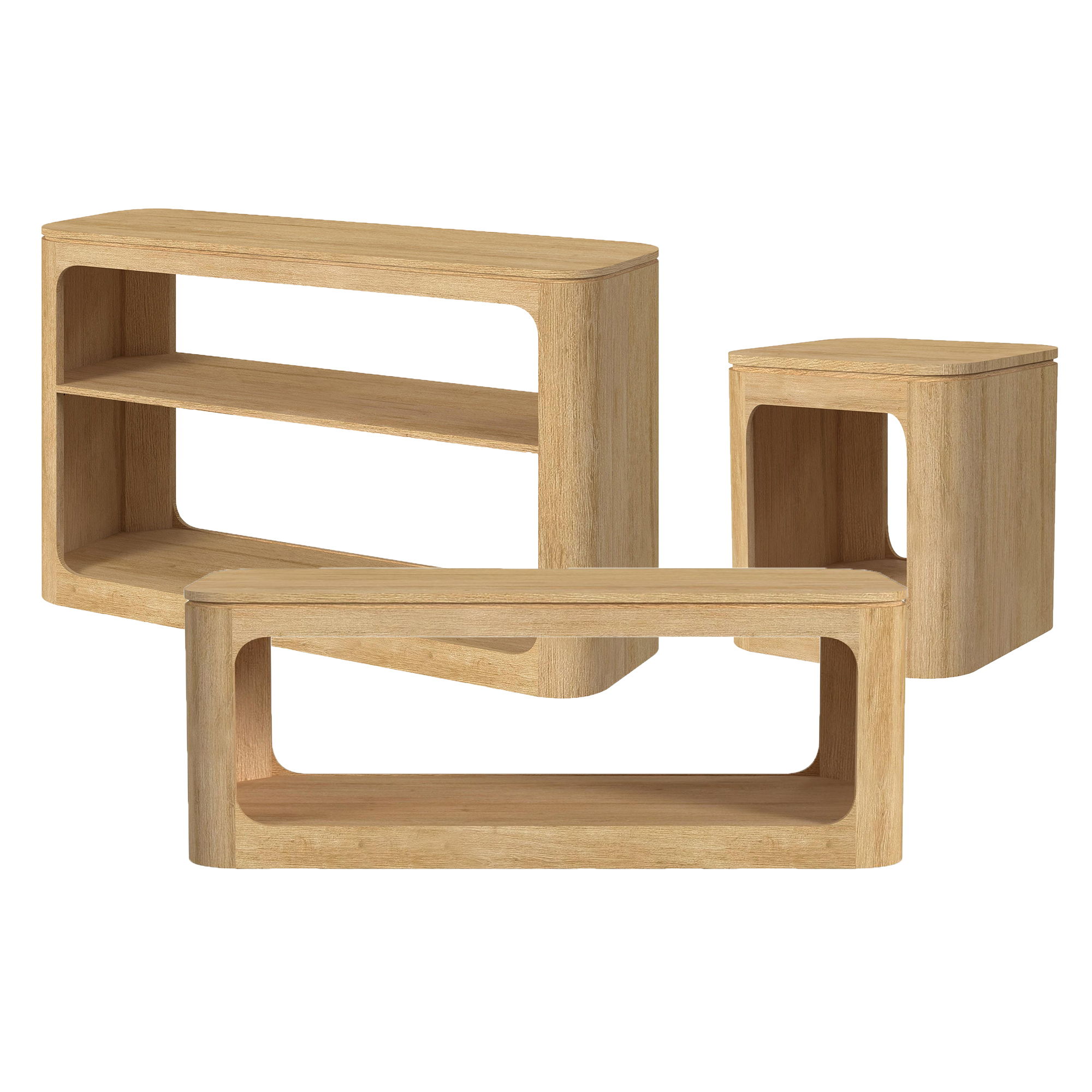 3 Pc · Coffee Table, End Table & Sofa Table