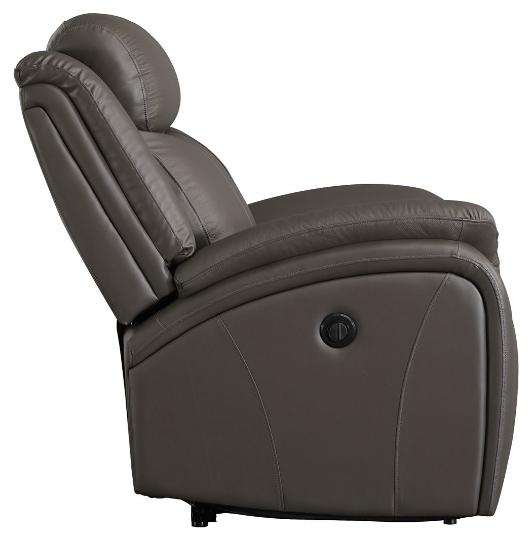 Chasewood Dark Gray Zero Wall Power Recliner New Lots Furniture