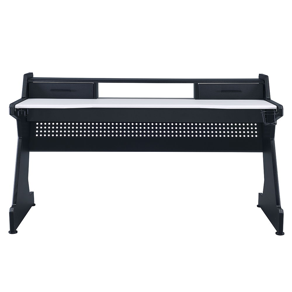 Bigga - Gaming Desk - Black & White, black, view 6