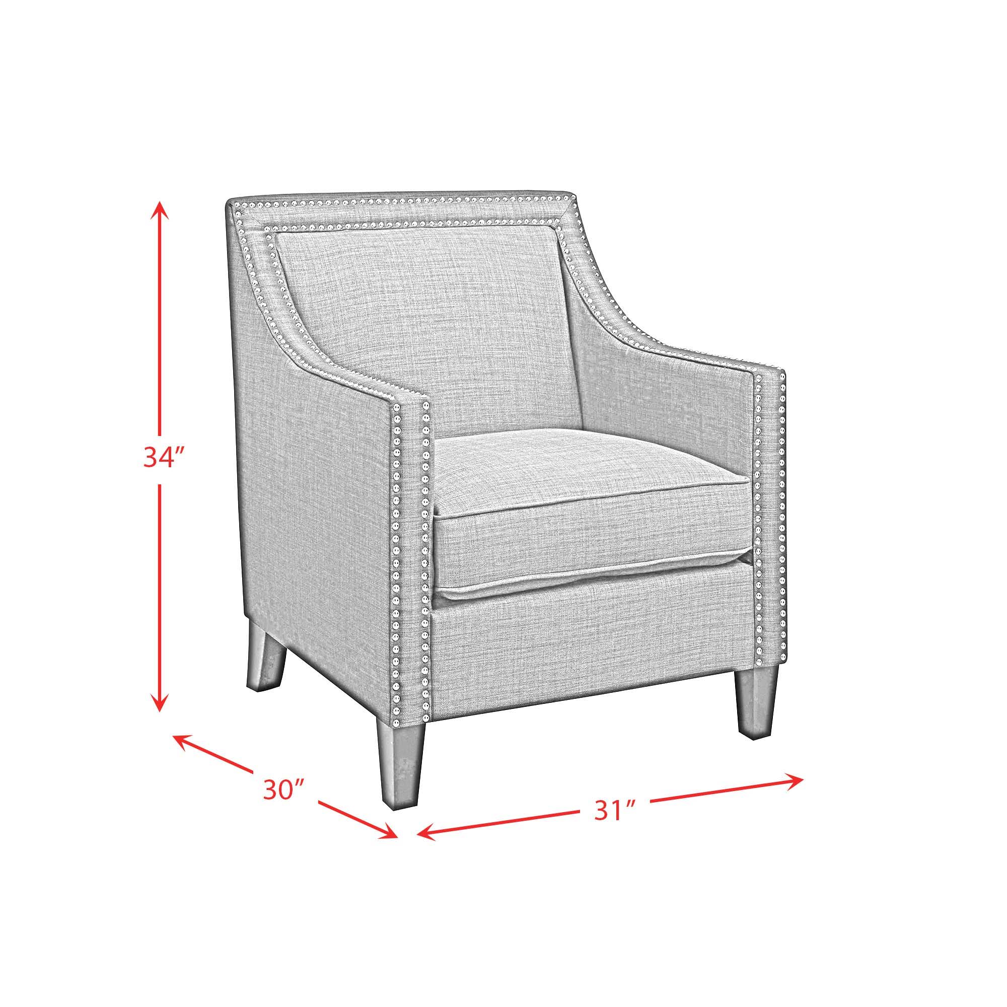 Erica - Chair & Ottoman - Heirloom Blue