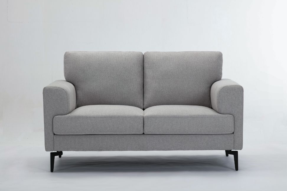 Kyrene - Loveseat - Light Gray Linen, light gray, view 3