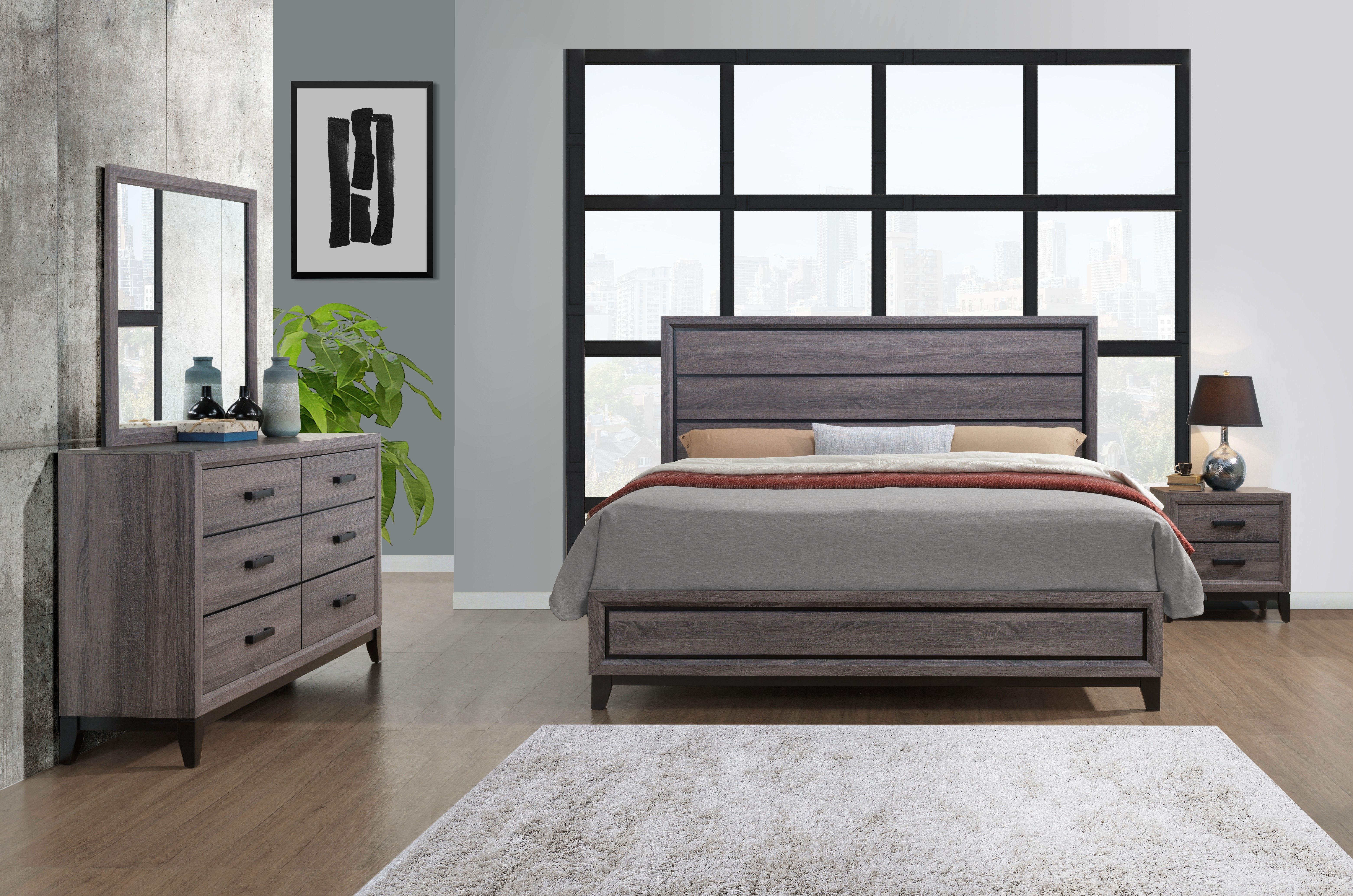 Full · 4 Pc · Bed, Dresser, Mirror, Nightstand