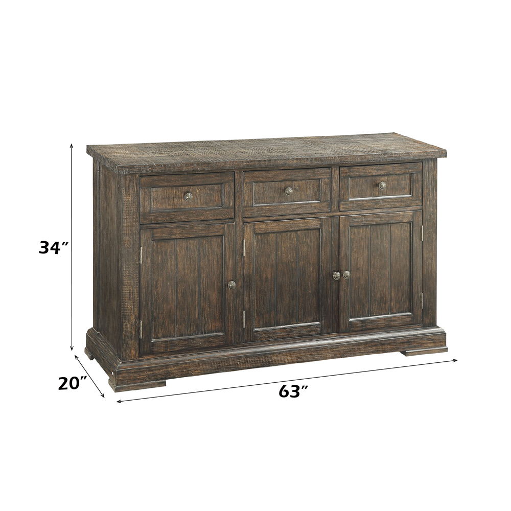 Landon - Server - Salvage Brown, dark brown, view 3
