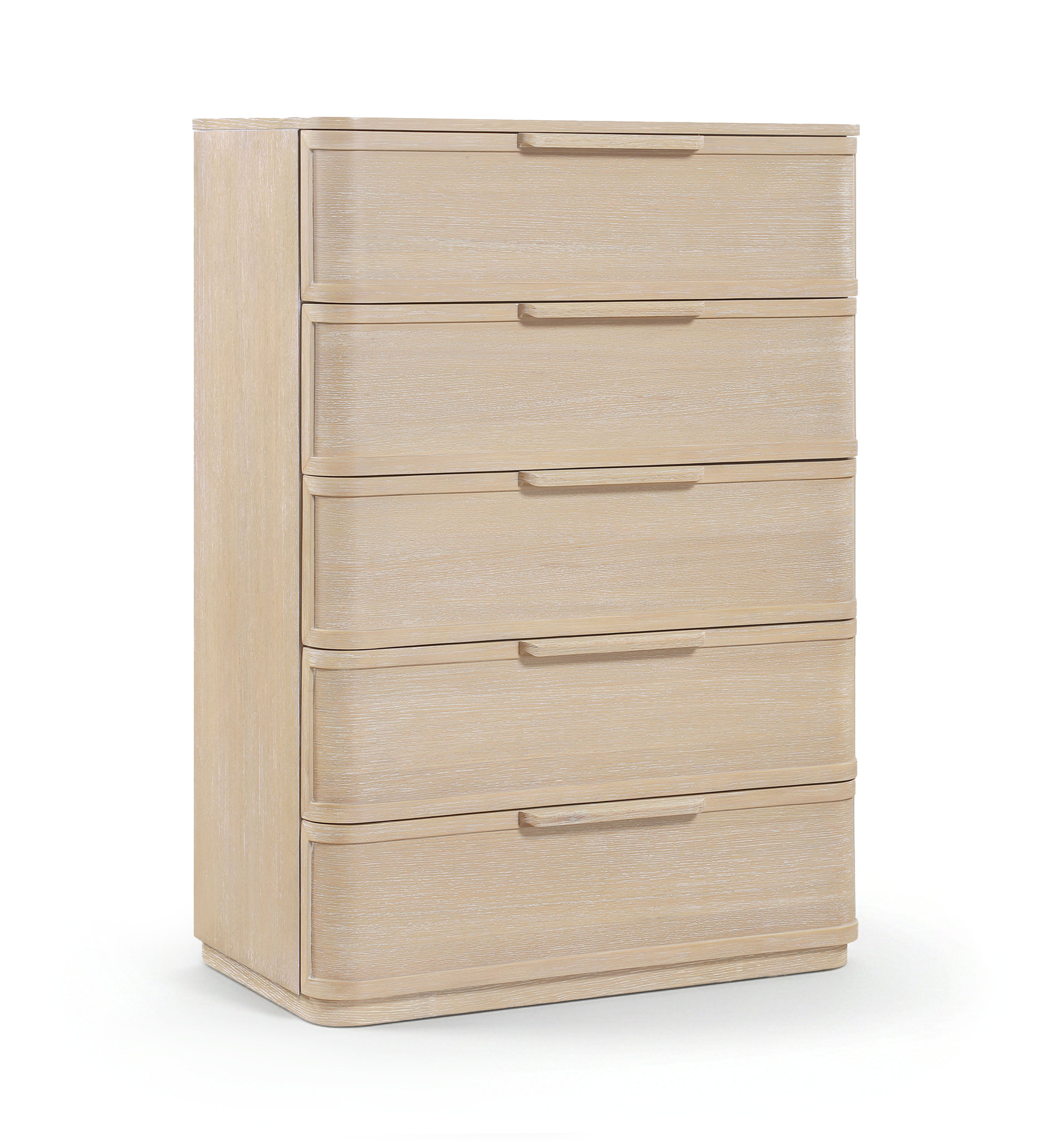Tiberio - Oak Veneer And Solid Wood Chest - Natural