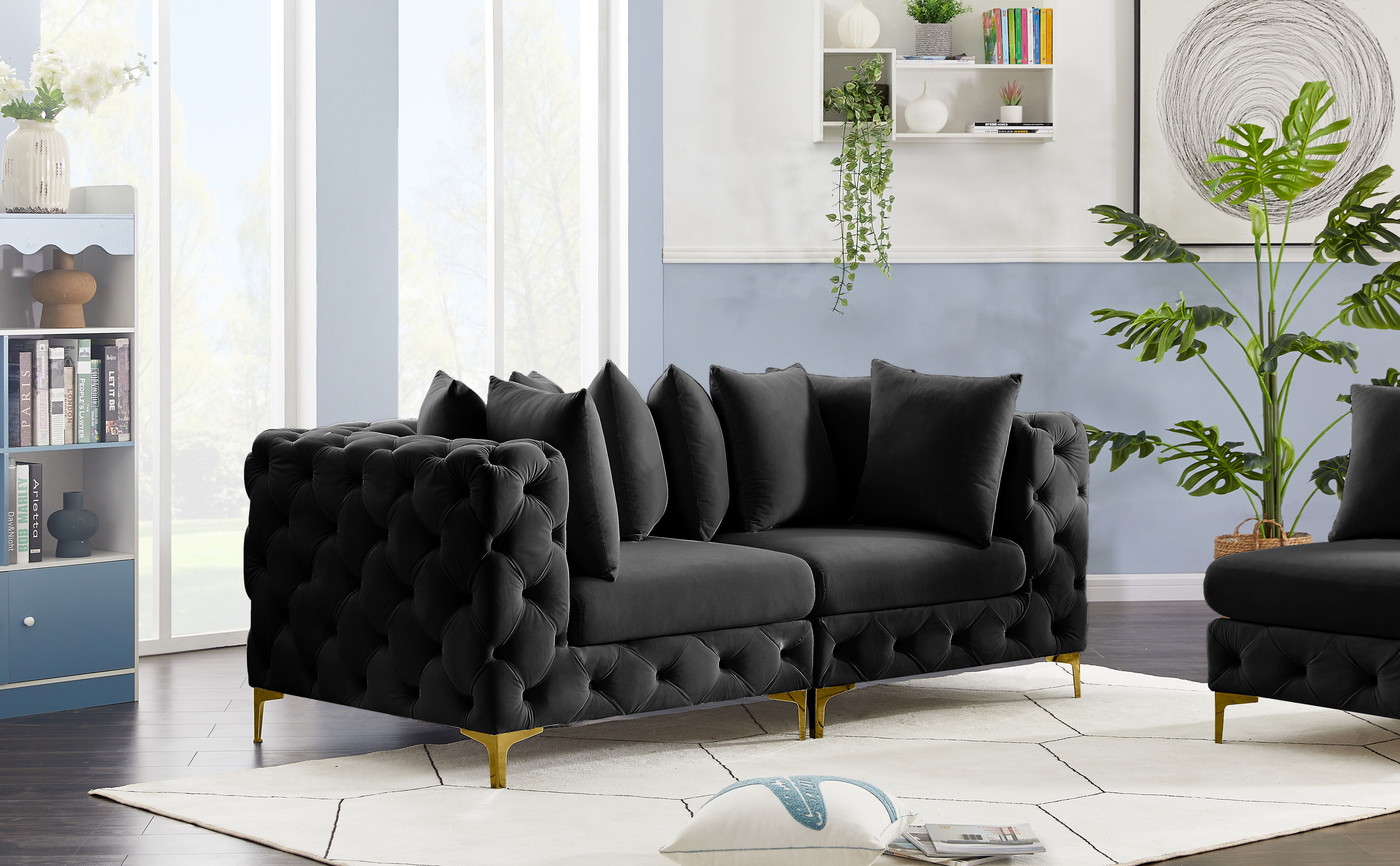 Tremblay - 2 Piece Modular Sofa - Black