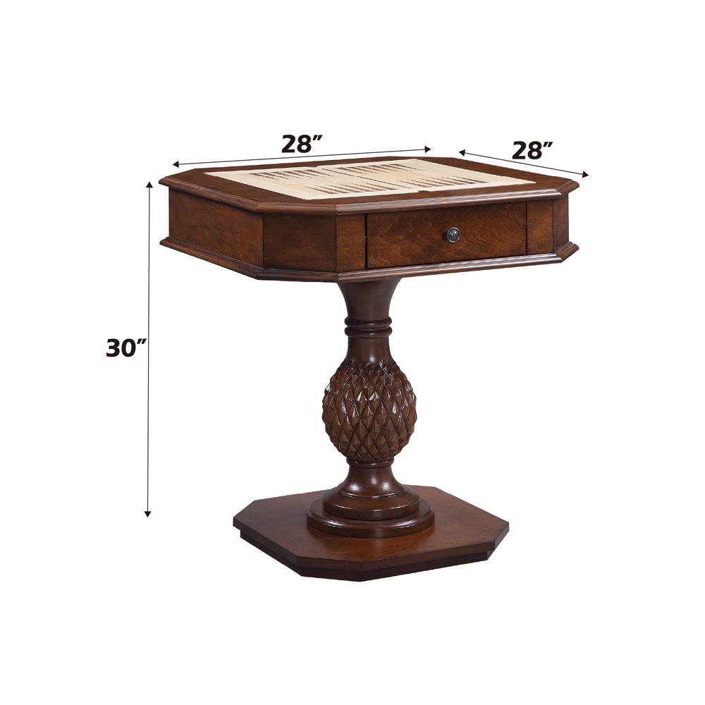 Bishop II - Game Table - Cherry, dark brown, view 3