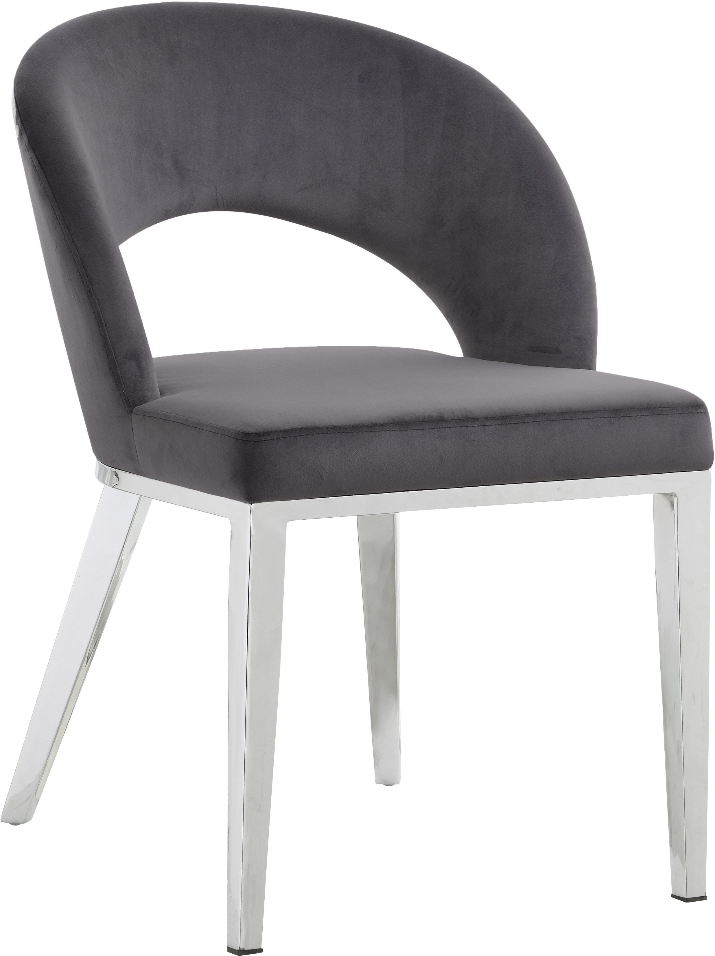 Roberto - Dining Chair - Gray - Fabric