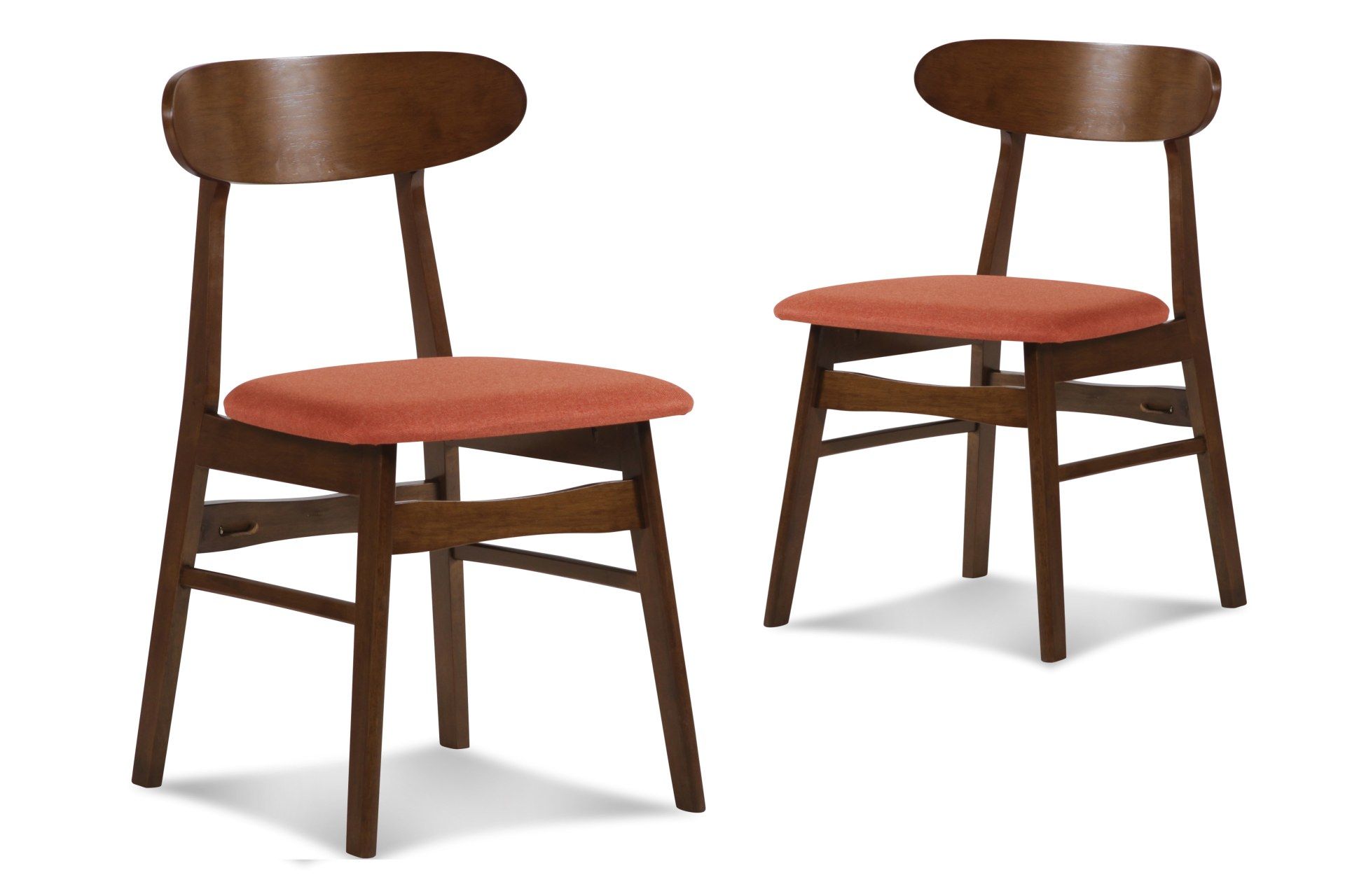 Morocco - Dining Chair With Seat Cushion (Set of 2) - Orange