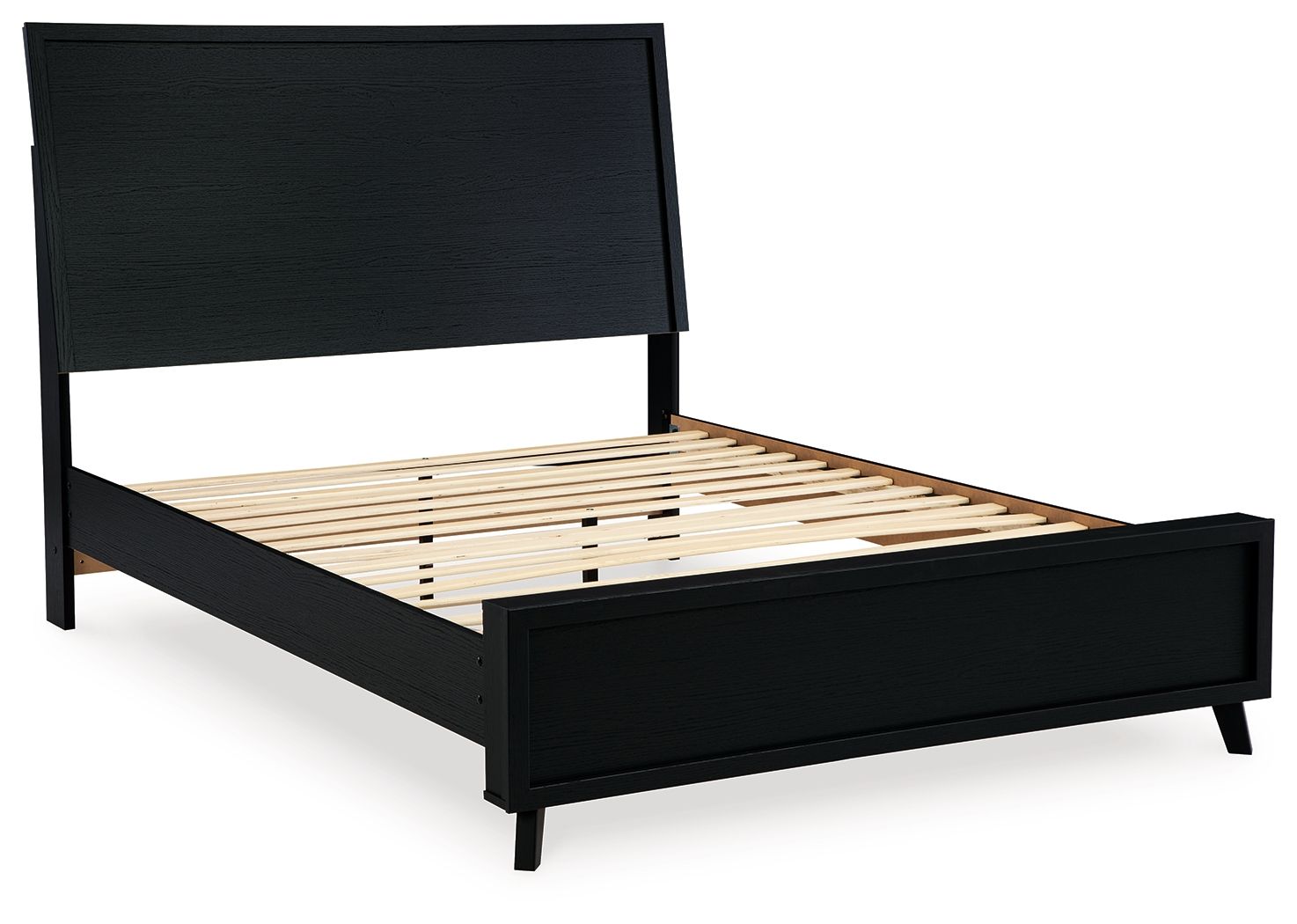 Ashley Furniture Danziar - Queen Panel Bed - Black - Image 4