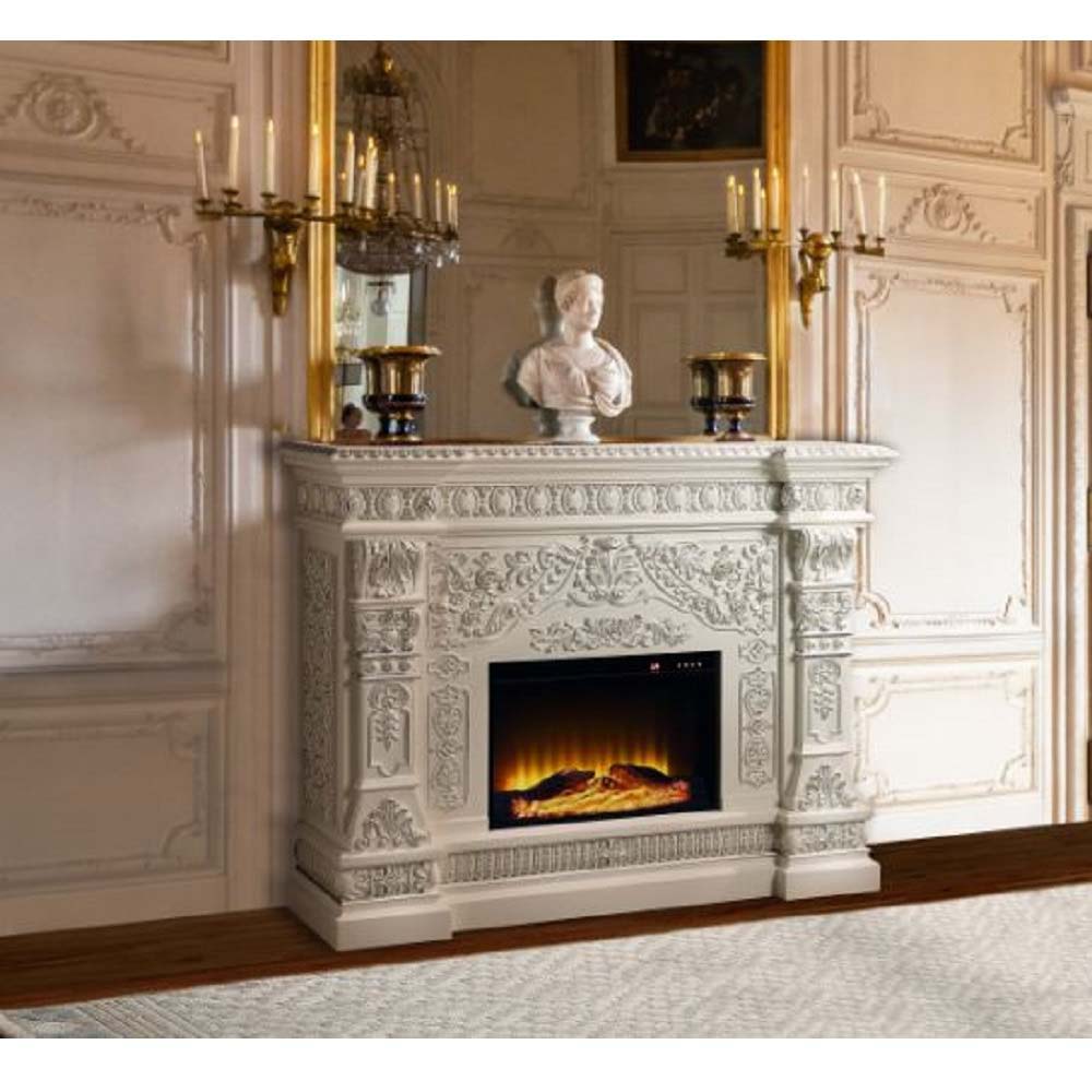 Vanaheim - Fireplace - Antique White, white, view 4