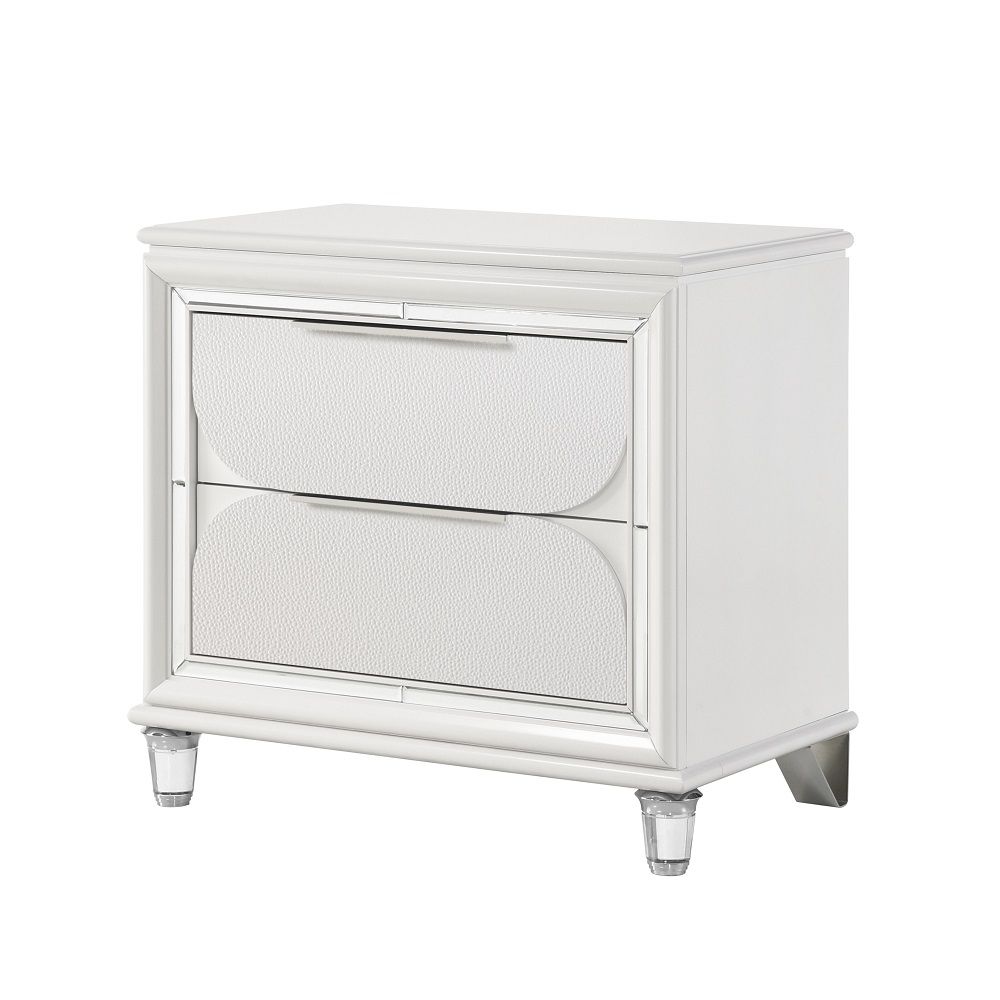 Tarian - Nightstand - Pearl White, white, view 2
