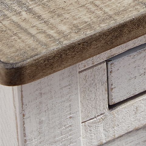 Ashley Furniture Adalane - Accent Table - White / Gray - Image 10