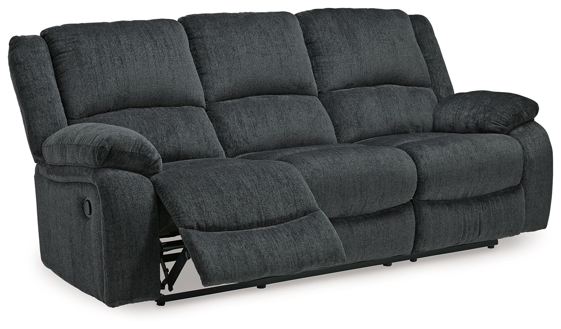 Ashley Furniture Draycoll - Reclining Sofa - Dark Gray - Image 6