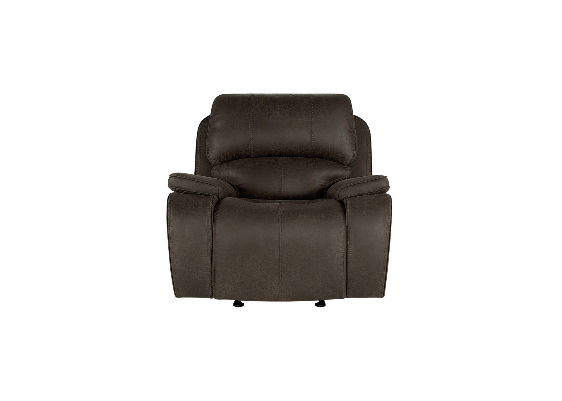 Brookings - Glider Recliner With Power Headrest & Footrest - Brown