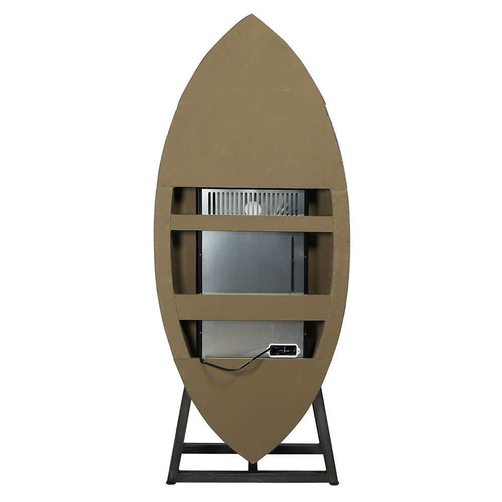 Brancaster - Wine Cooler - Retro Brown Top Grain Leather & Aluminum, light brown, view 4