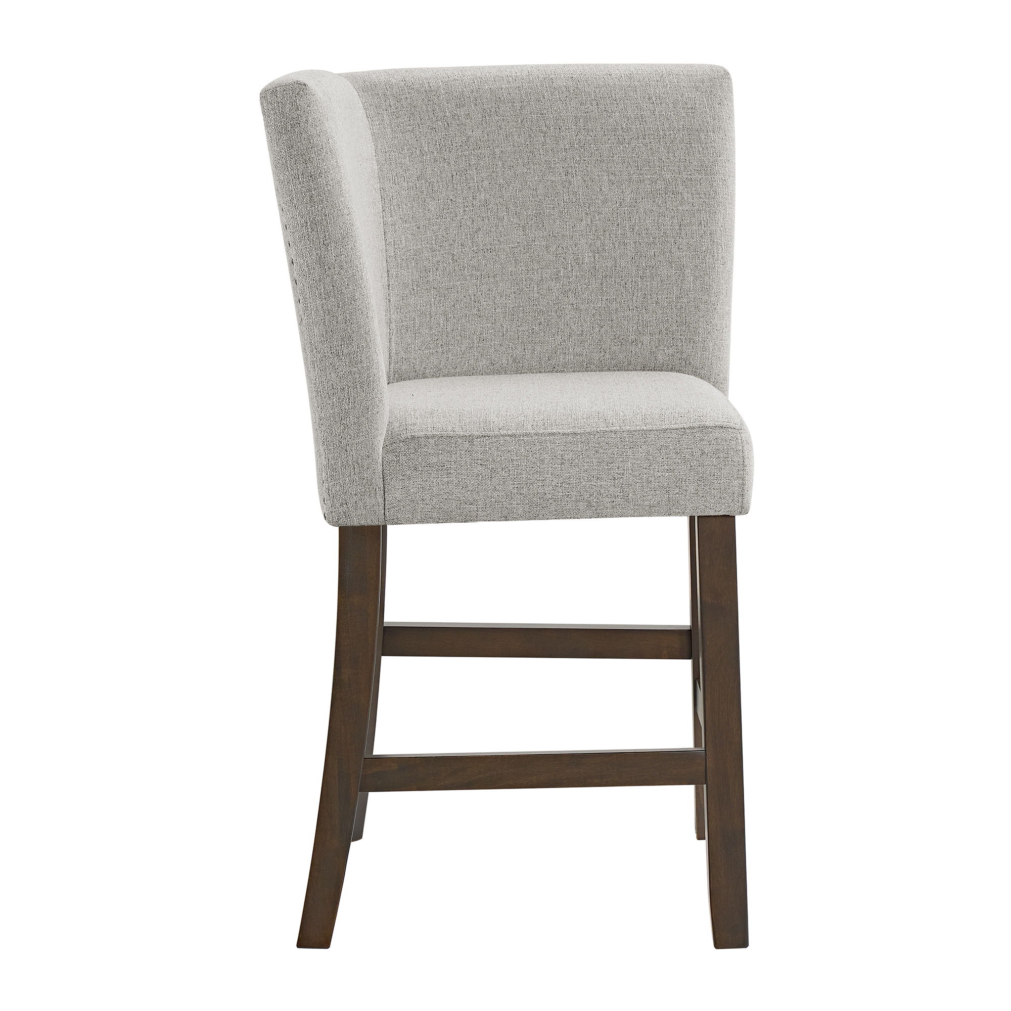 Seneca - Counter Corner Bench With Upholstered Back - Brown