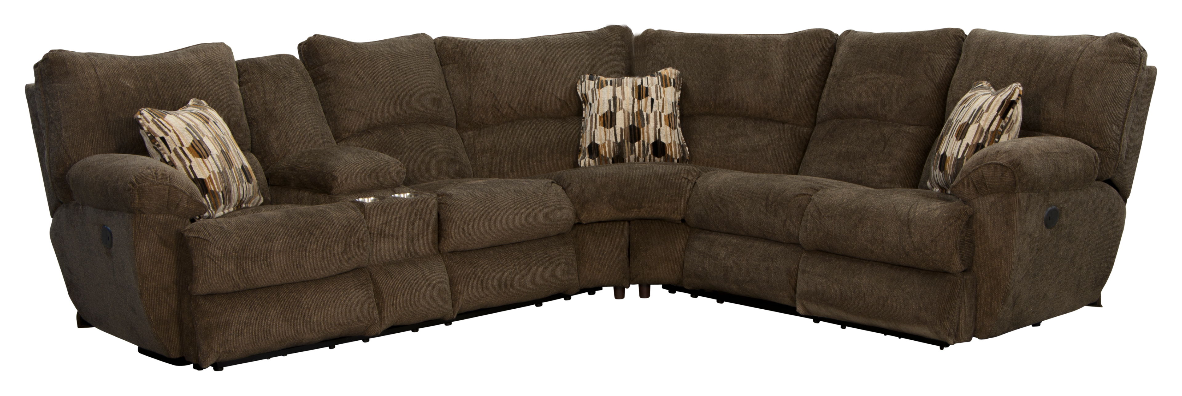 2 Pc · Power Reclining Sectional With Console