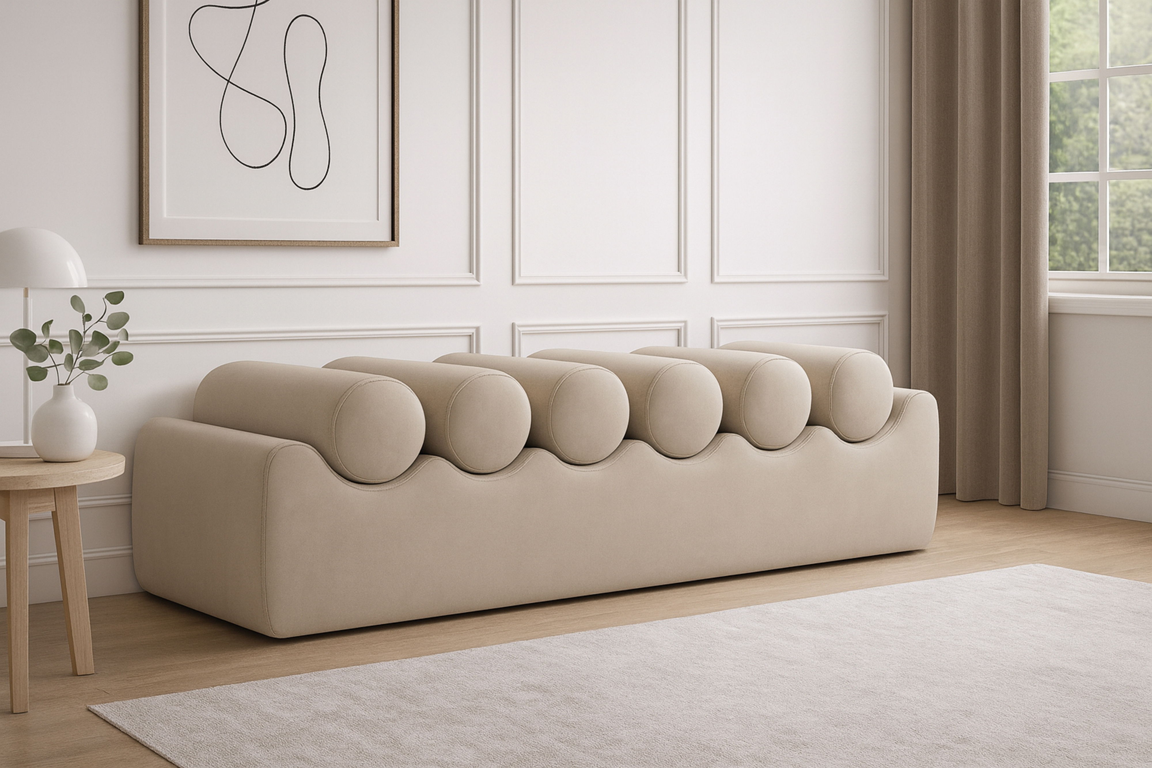 Rumble - 56" Bench - Taupe