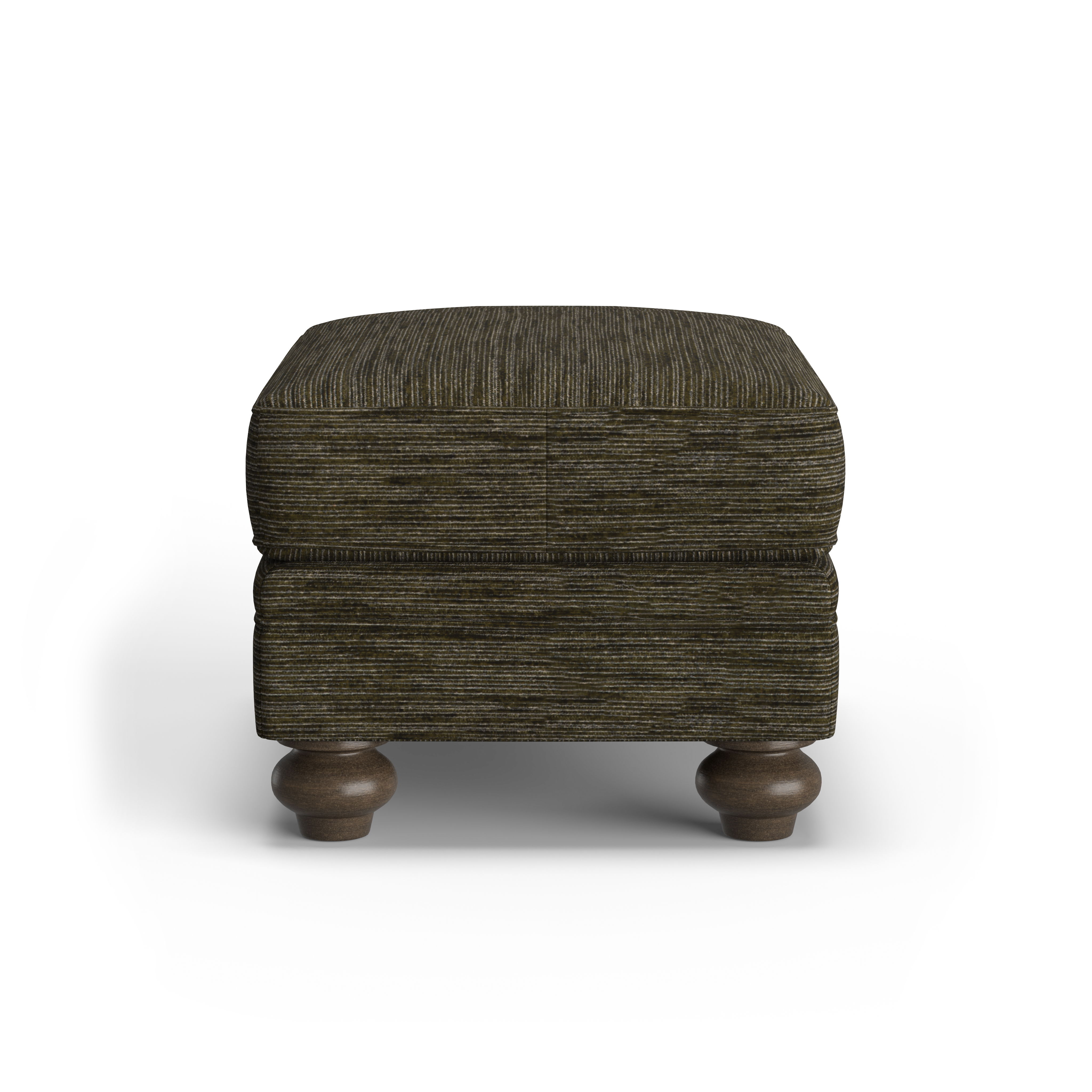 Winston - Fabric Ottoman, light gray, view 8