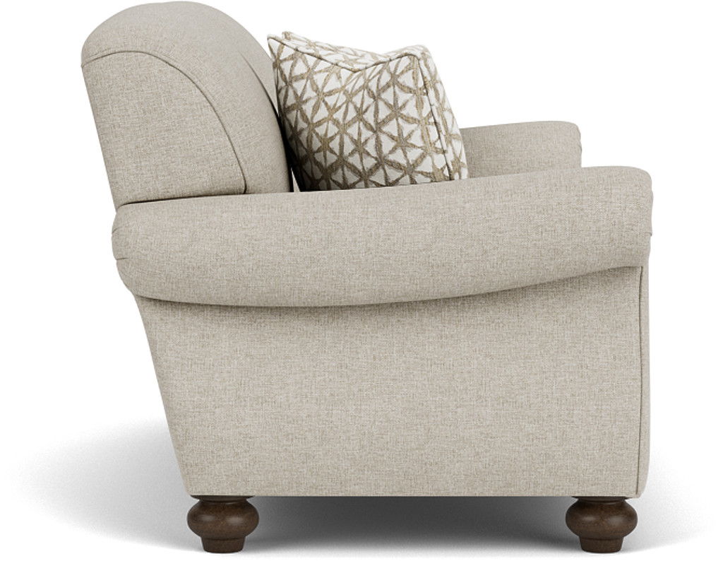 Winston - Fabric Loveseat, light gray, view 7