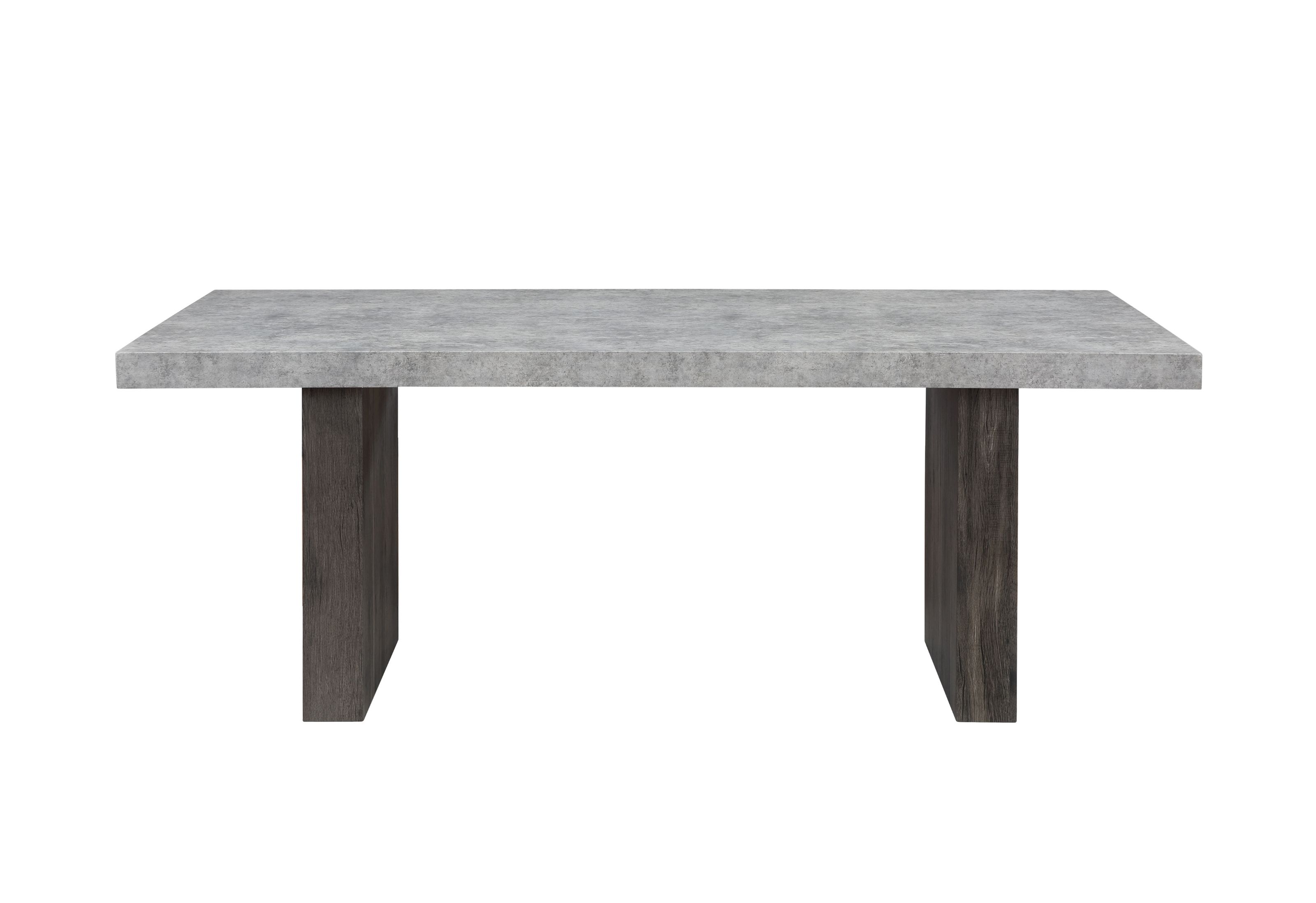 D2410DT - Dining Table Base With Legs - Brown