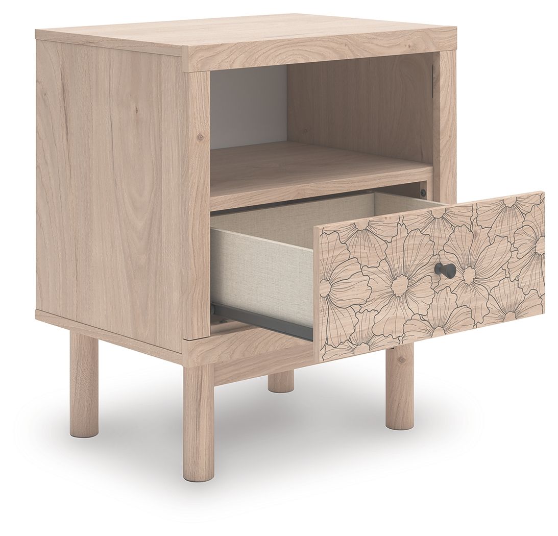 Ashley Furniture Arloster - One Drawer Night Stand - Tan - Image 4